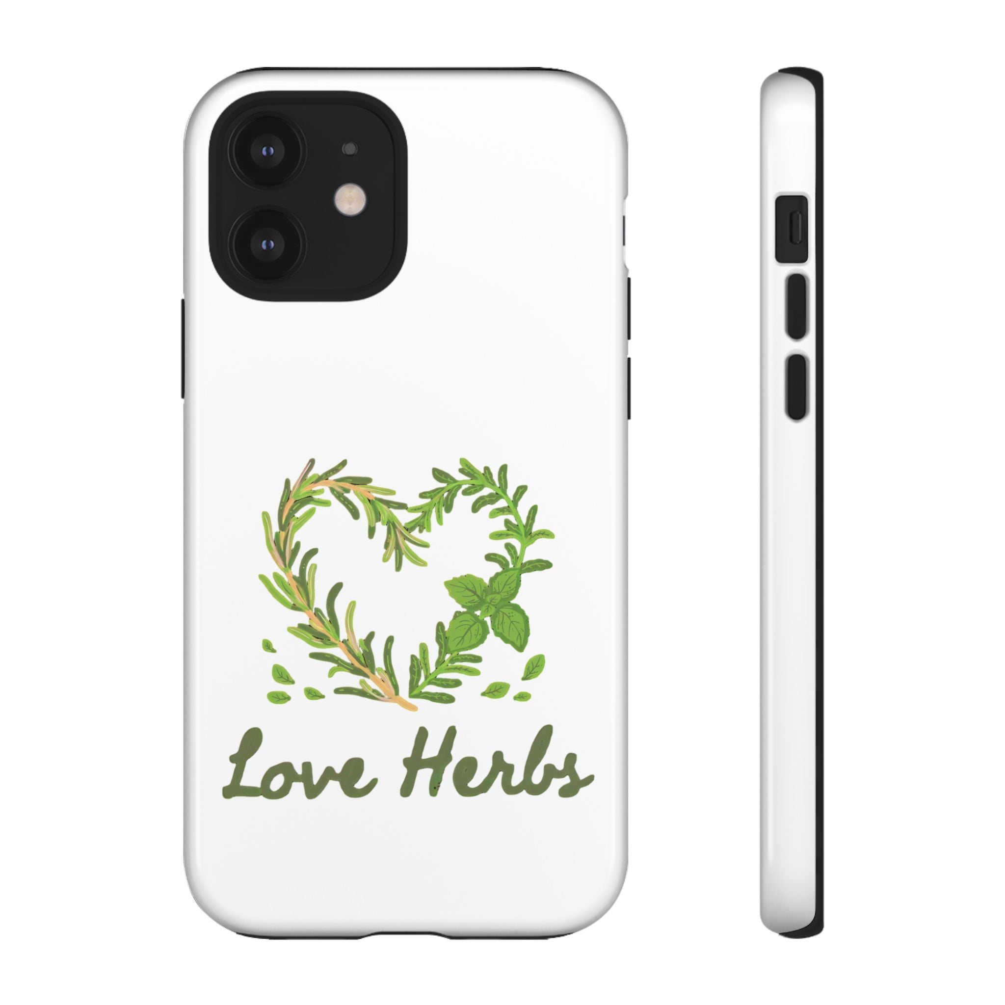 Herb Heart Phone Case - "Love Herbs" Botanical iPhone Cover