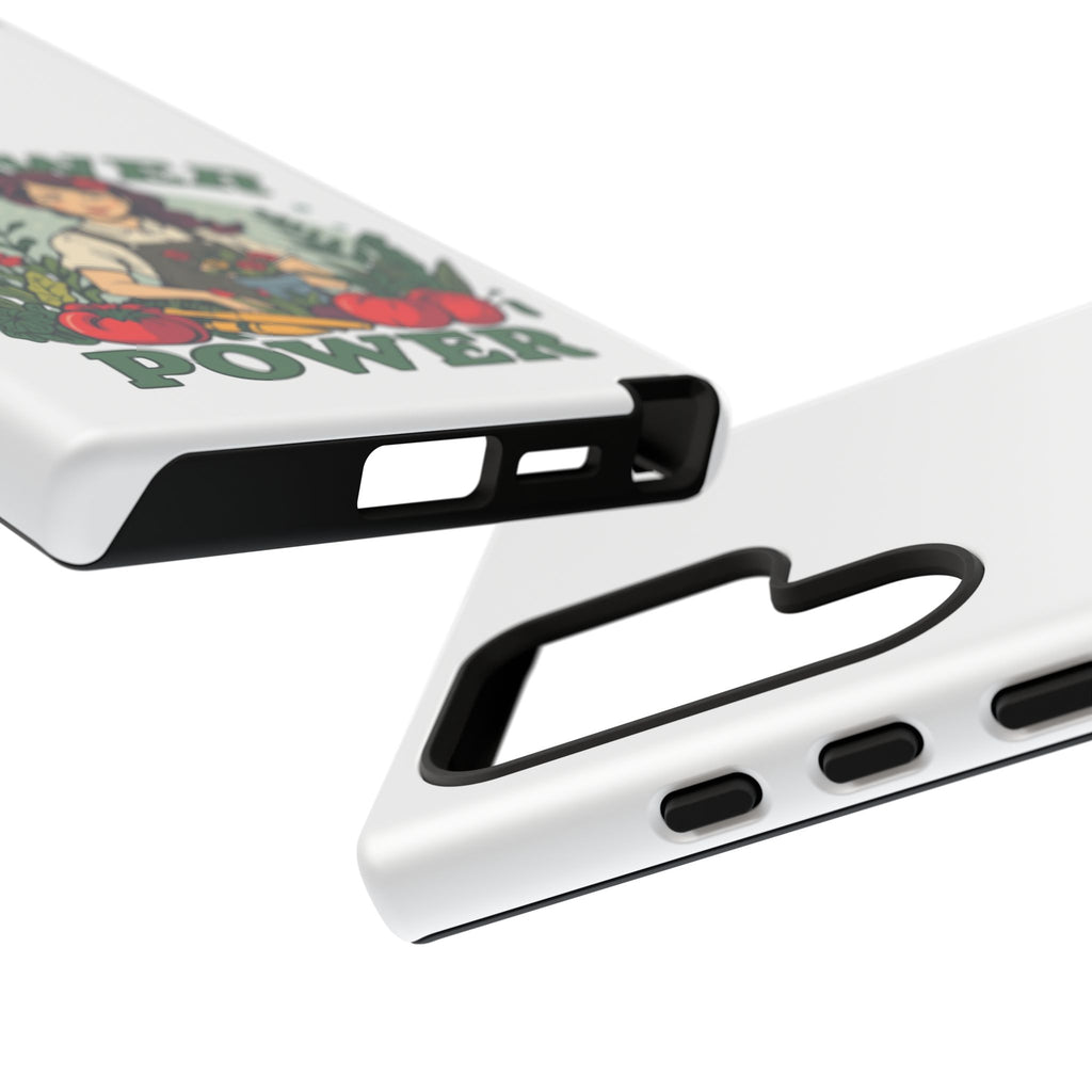 Phone Case - 'Flower Power' Retro Gardener Floral Protective Case