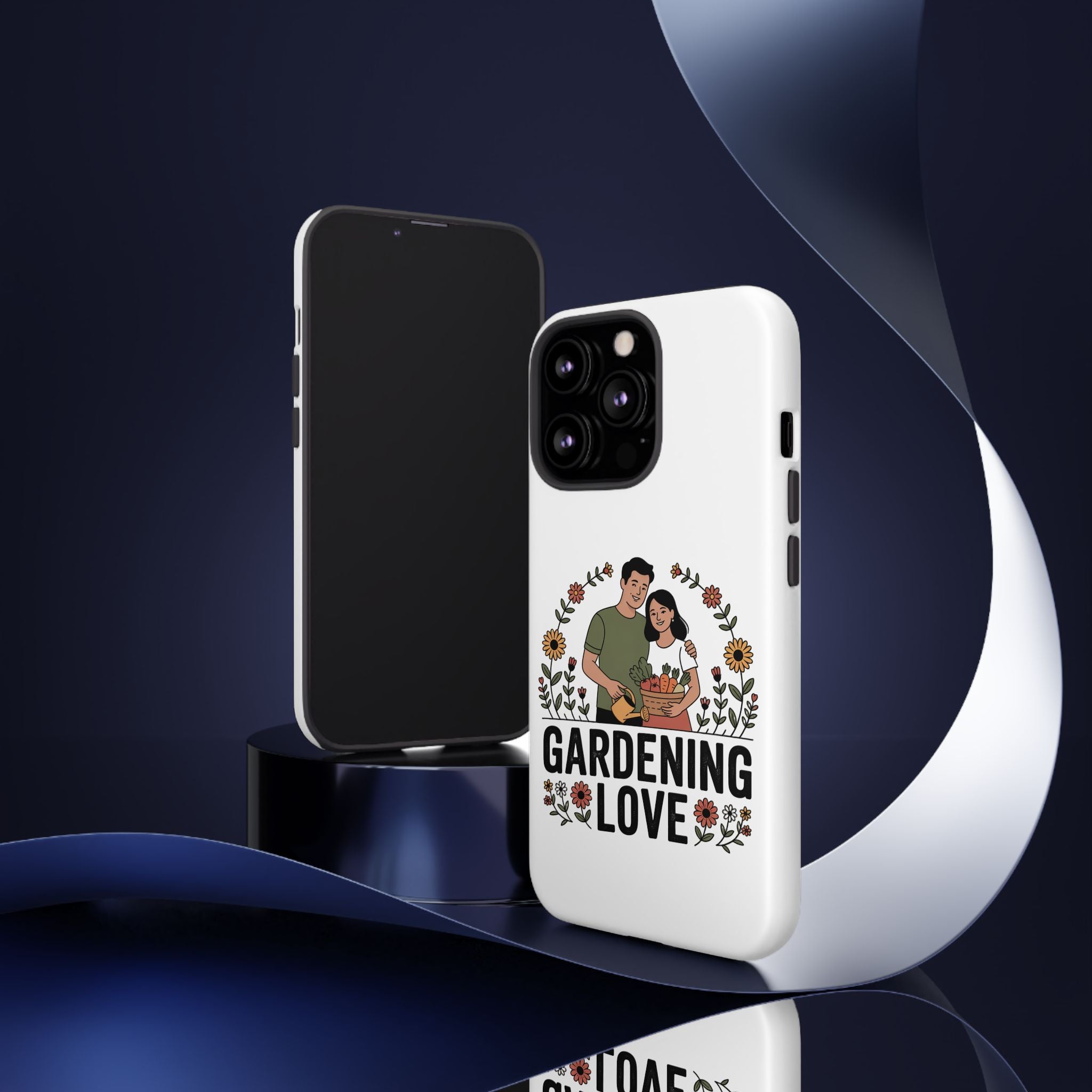 Gardening Love Phone Case — Floral Couple Protective Phone Cover