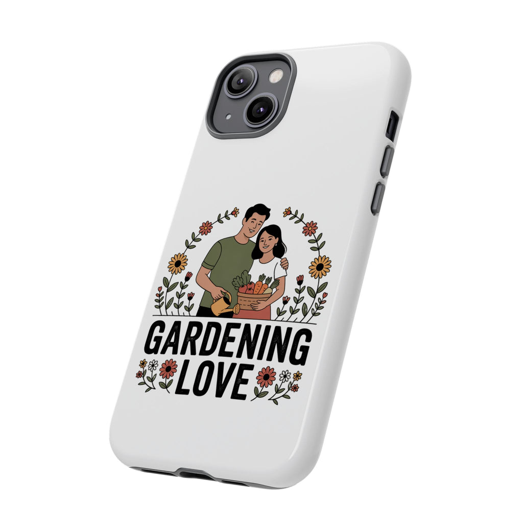 Gardening Love Phone Case — Floral Couple Protective Phone Cover
