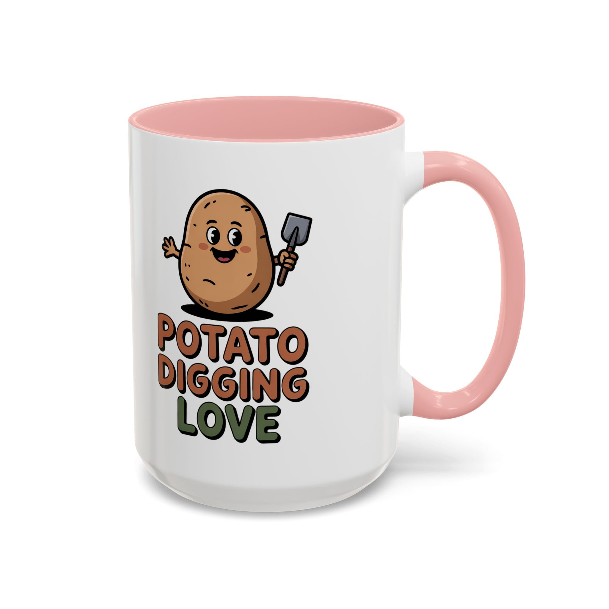 Potato Digging Love Coffee Mug — Cute Gardening Mug (11/15oz)