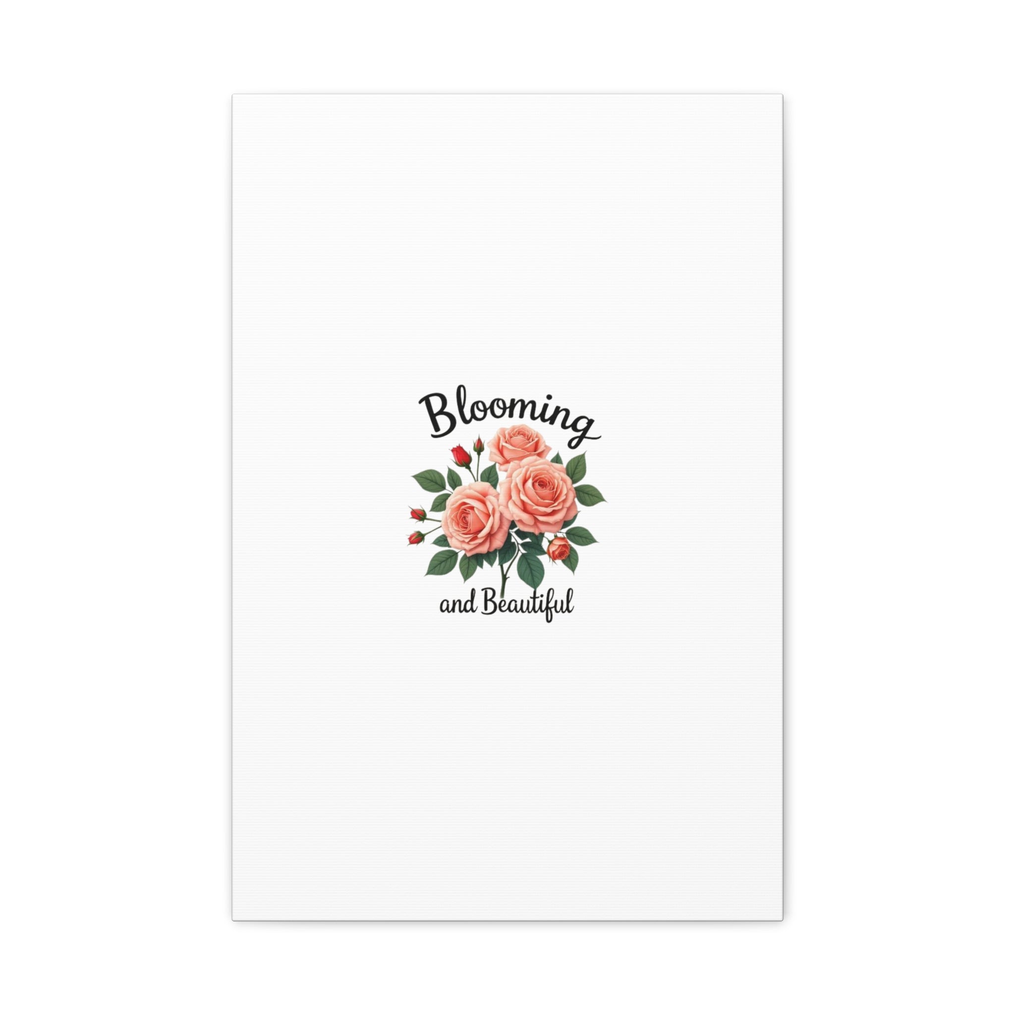 Blooming and Beautiful Rose Bouquet Canvas Wall Art