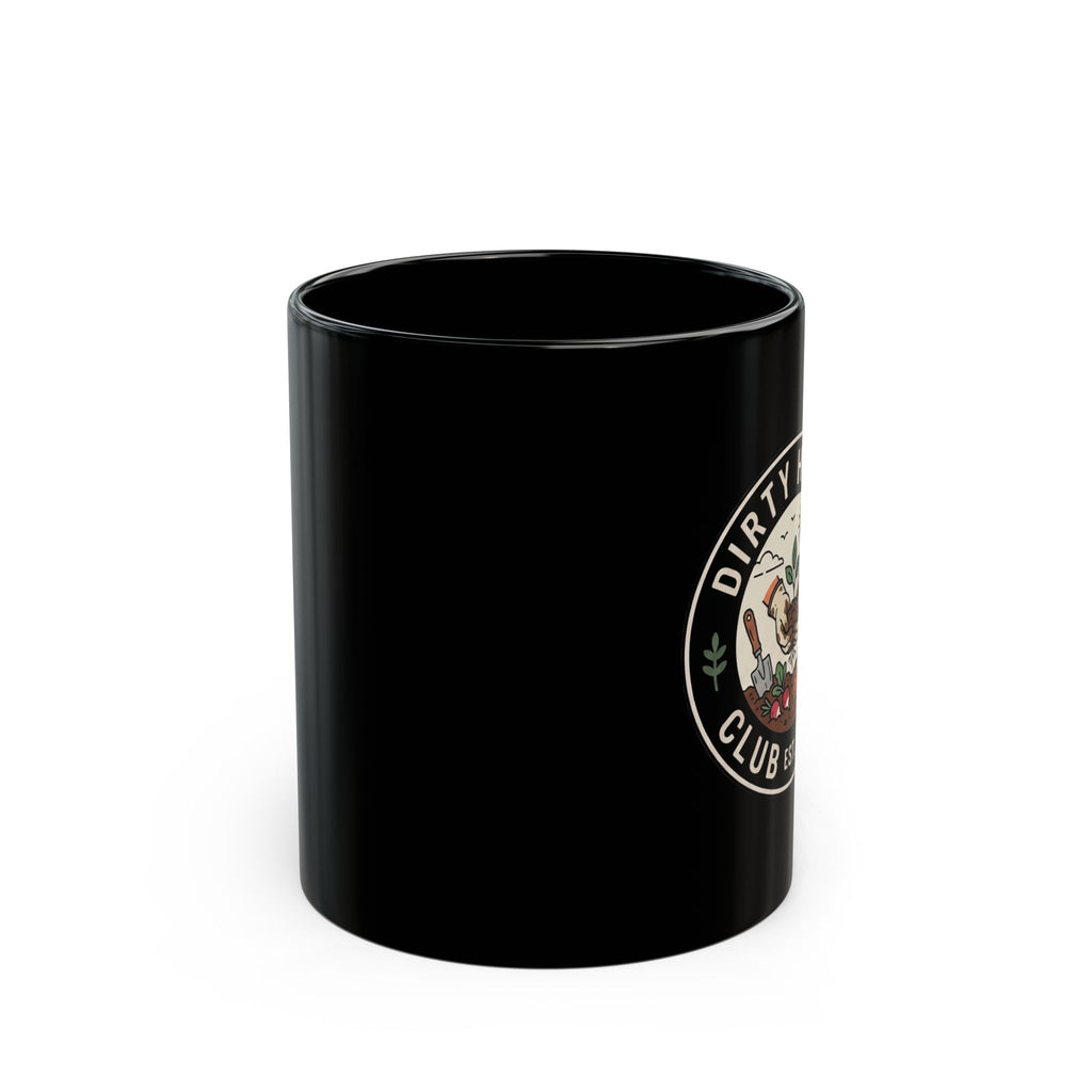 Dirty Hands Club 2026 Black Ceramic Mug (11oz & 15oz)