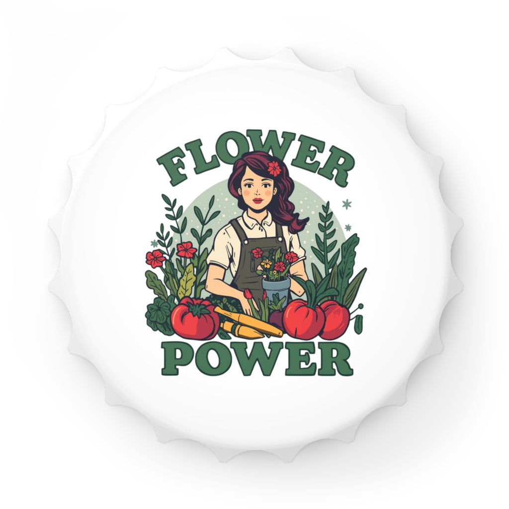 Flower Power Bottle Opener | Vintage Floral Design