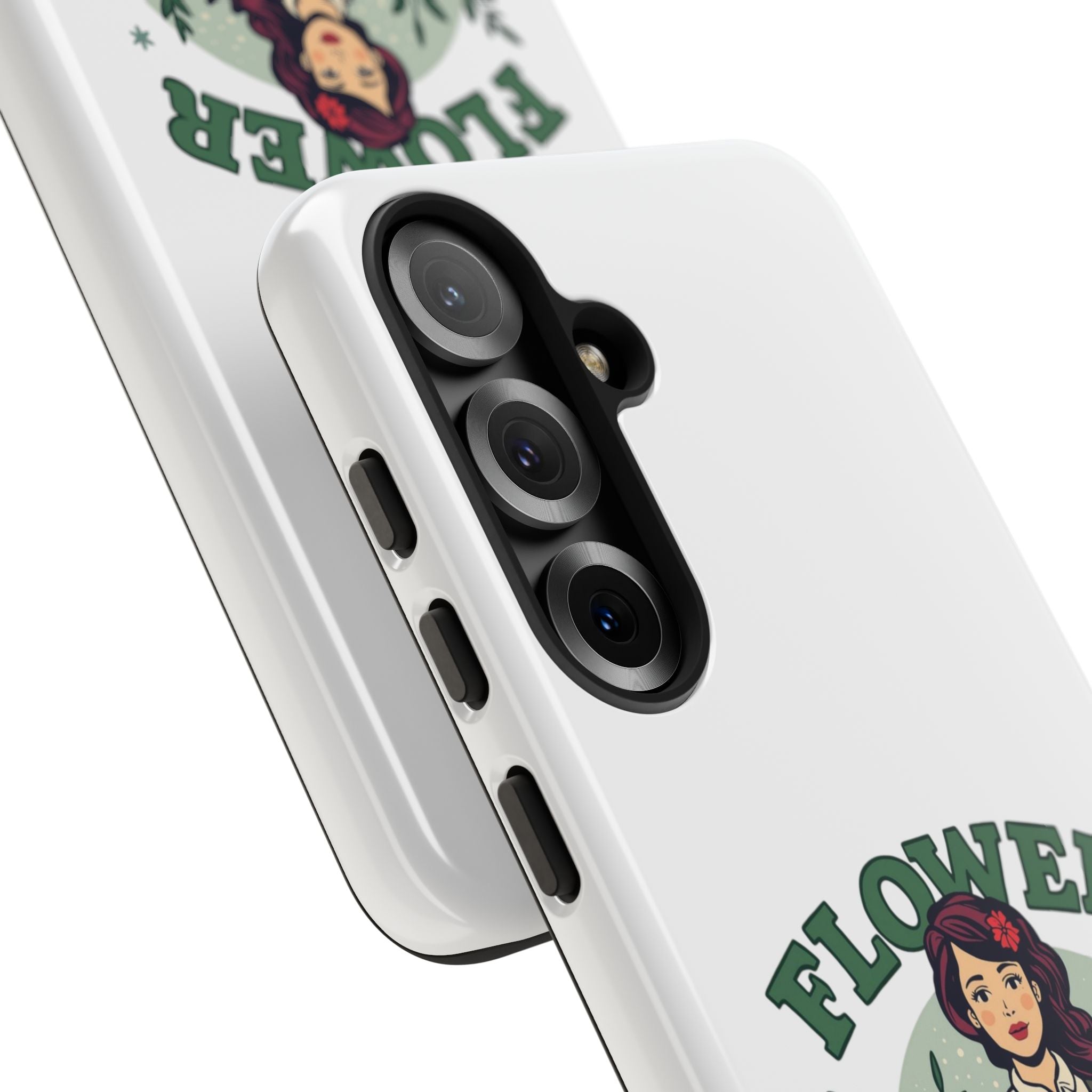Phone Case - 'Flower Power' Retro Gardener Floral Protective Case