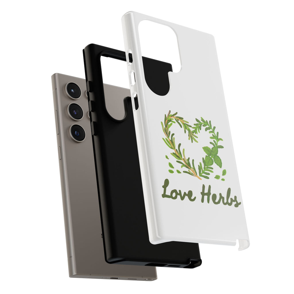 Herb Heart Phone Case - "Love Herbs" Botanical iPhone Cover