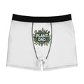 Plant Dad Boxer Briefs — "Plant Dad Energy" Men's Printed Boxer Briefs