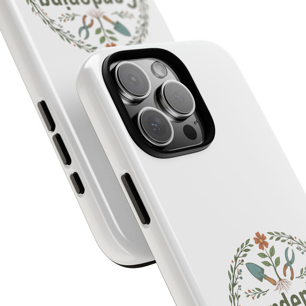Phone Case — Gardening Addict "Plant • Grow • Repeat" Floral Garden Phone Cover