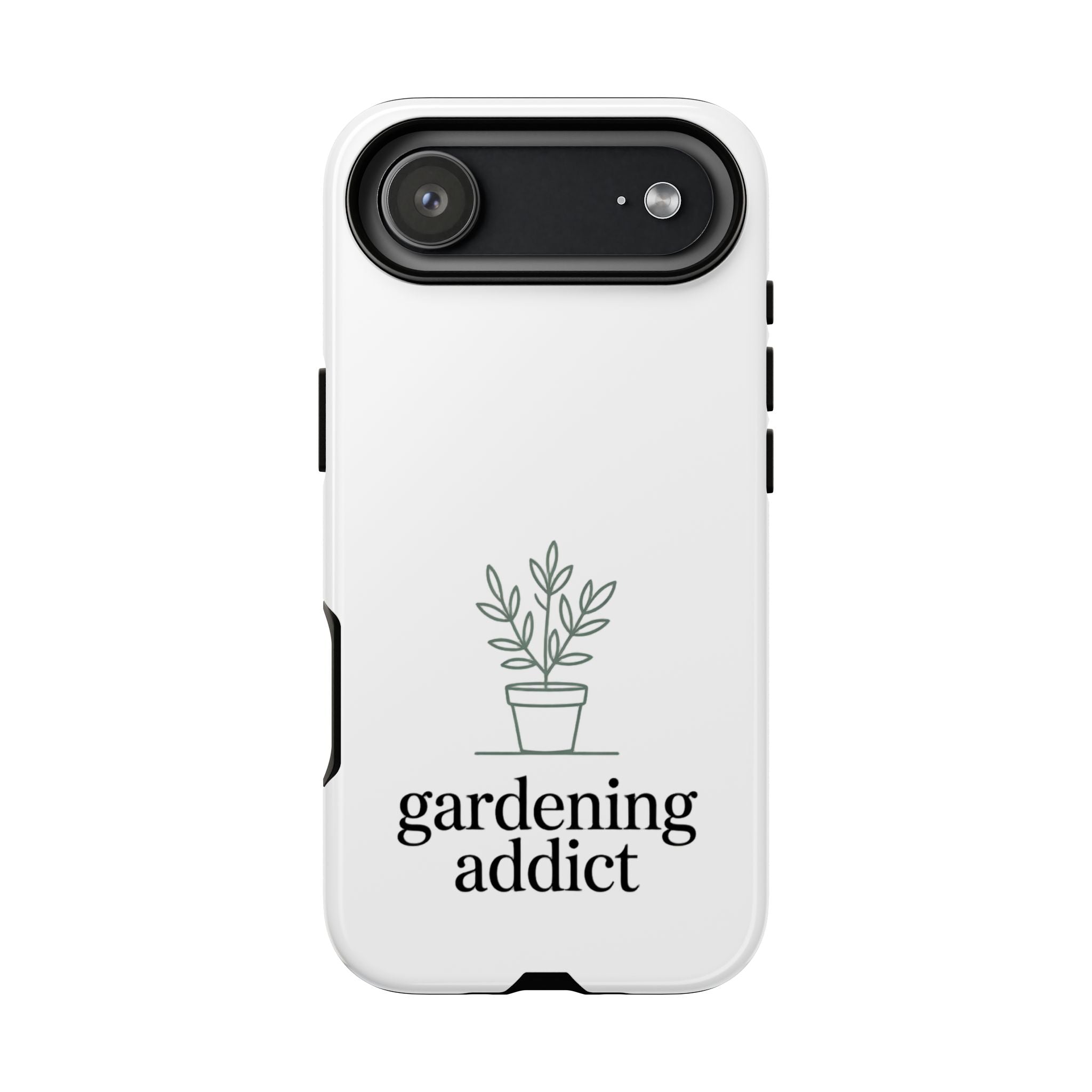Phone Case — 'gardening addict' Minimal Plant Design