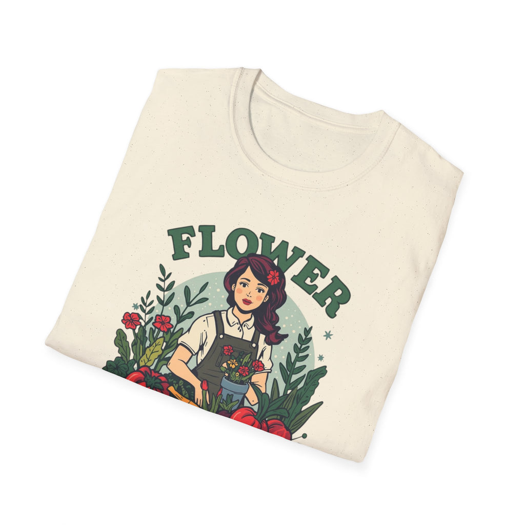 Flower Power T-Shirt — Retro Floral Graphic Tee