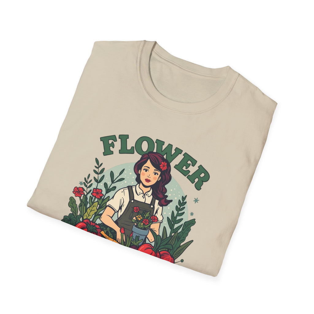 Flower Power T-Shirt — Retro Floral Graphic Tee