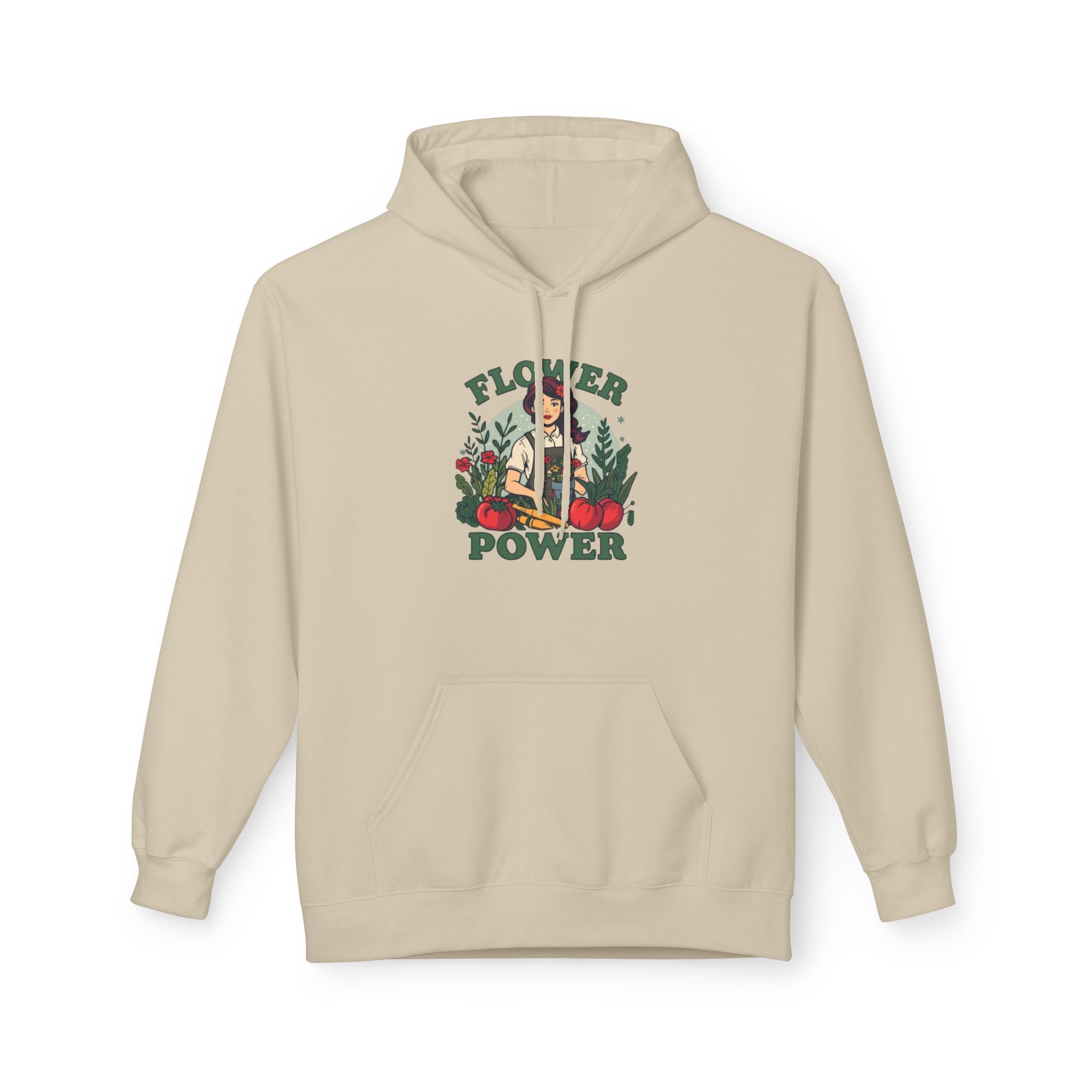 Flower Power Hoodie — Retro Floral Graphic Pullover