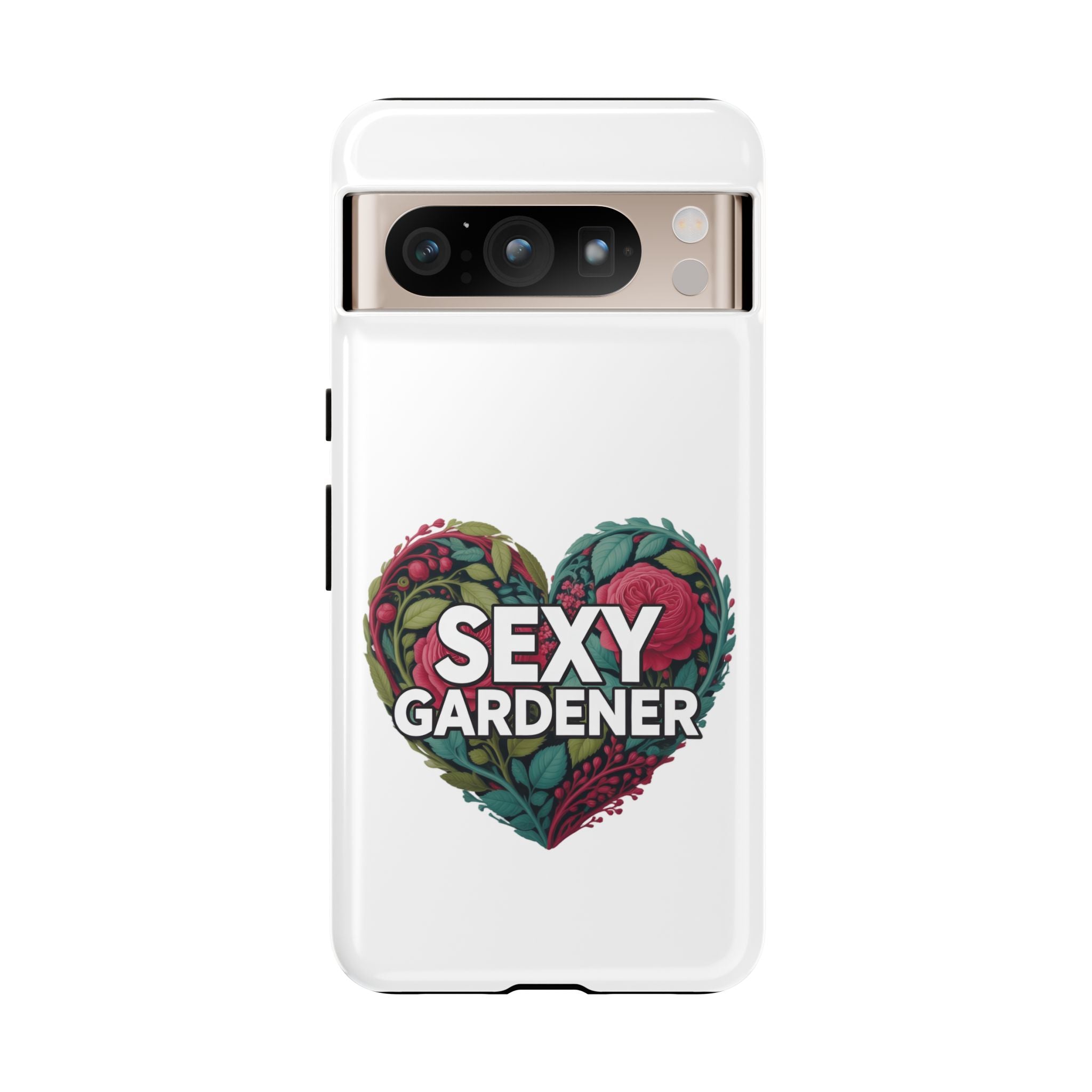 Sexy Gardener Phone Case — Floral Heart Garden Lover Tough Case