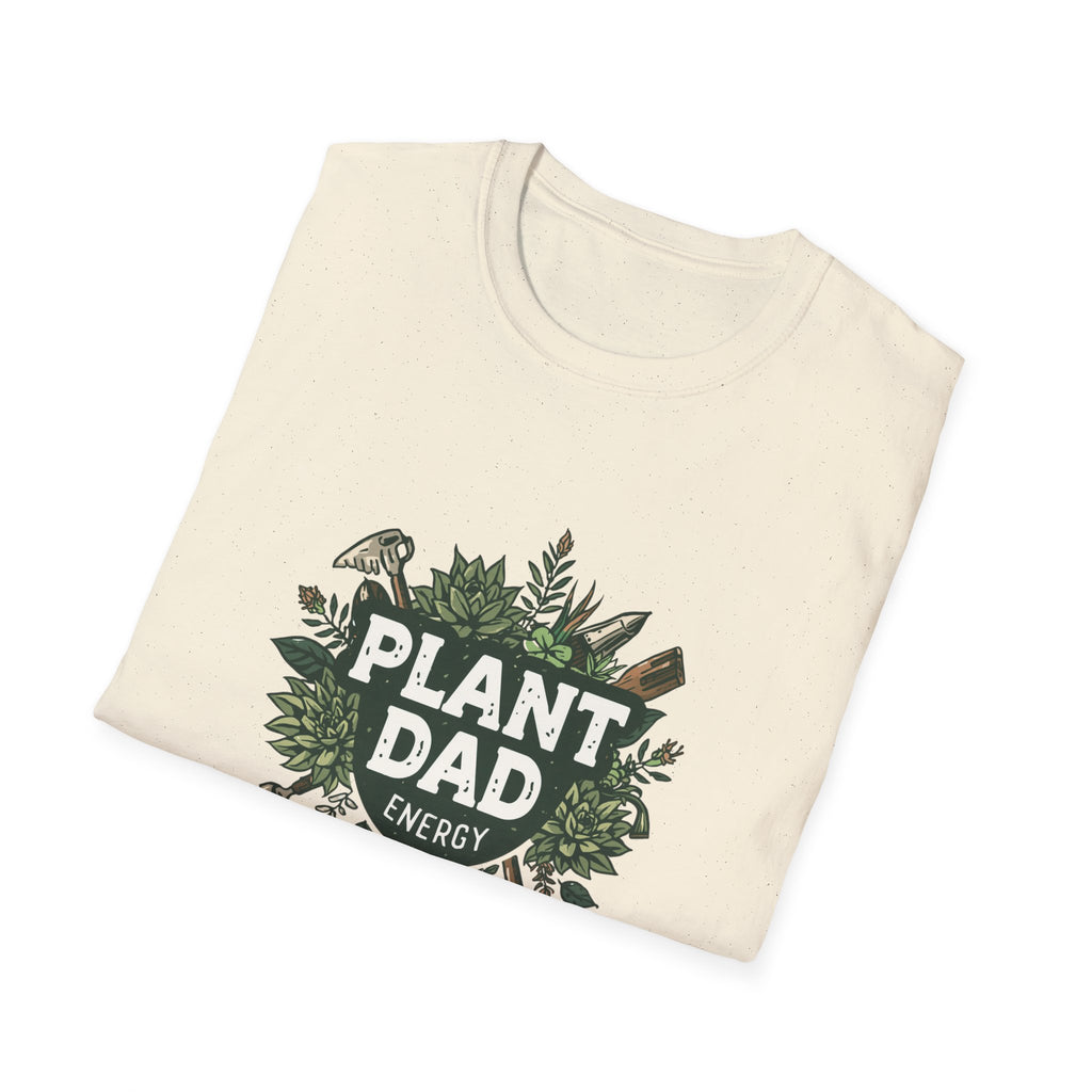 Plant Dad T-Shirt — Funny Gardener Shirt with Botanical Tools