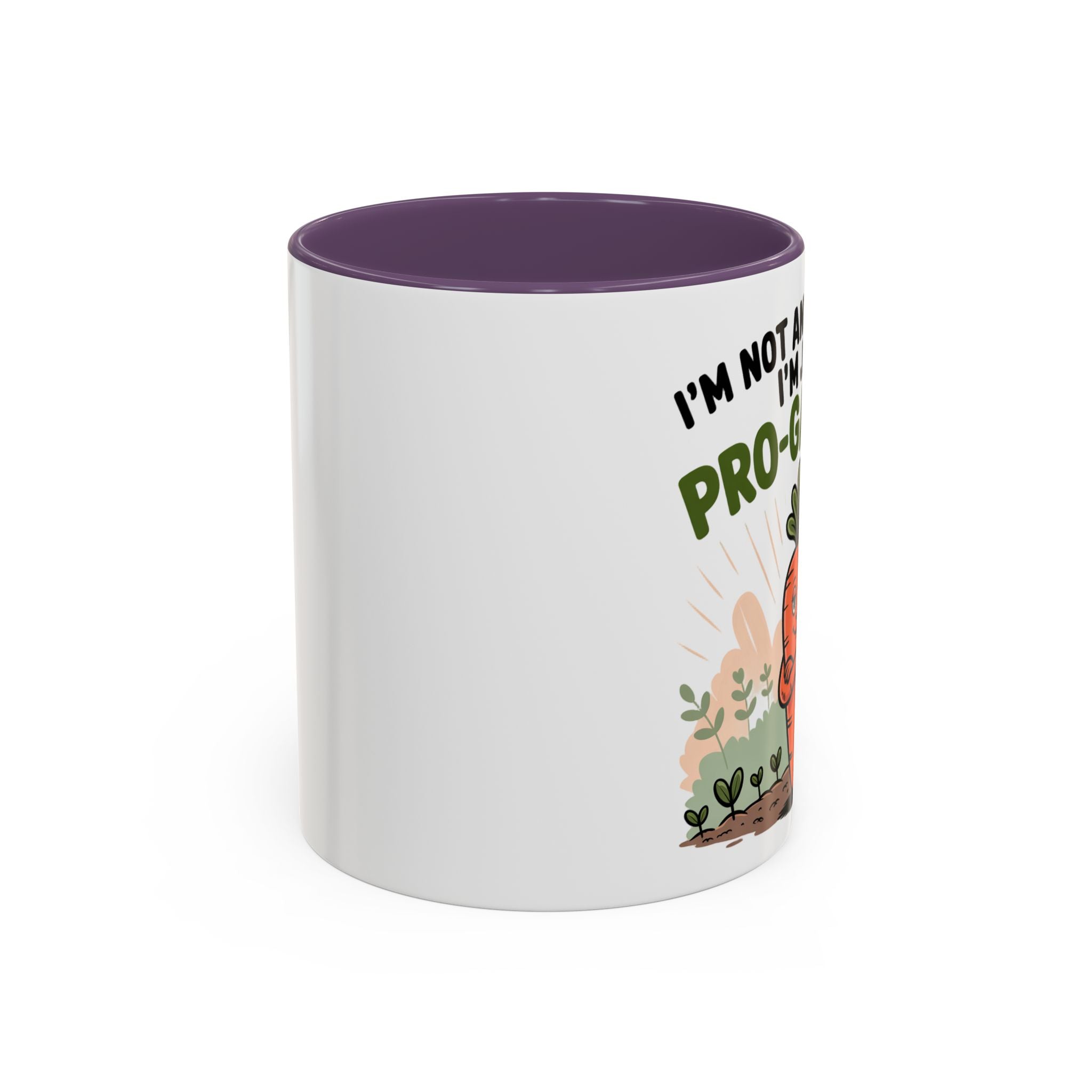 Pro-Garden Coffee Mug – "I'm Not Anti-Social; I'm Just Pro-Garden" Accent Mug