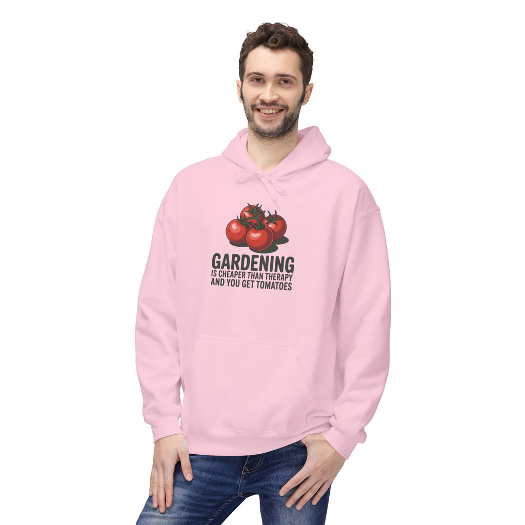 Gardening Is Cheaper Than Therapy Hoodie – Funny Tomato Gardeners Pullover
