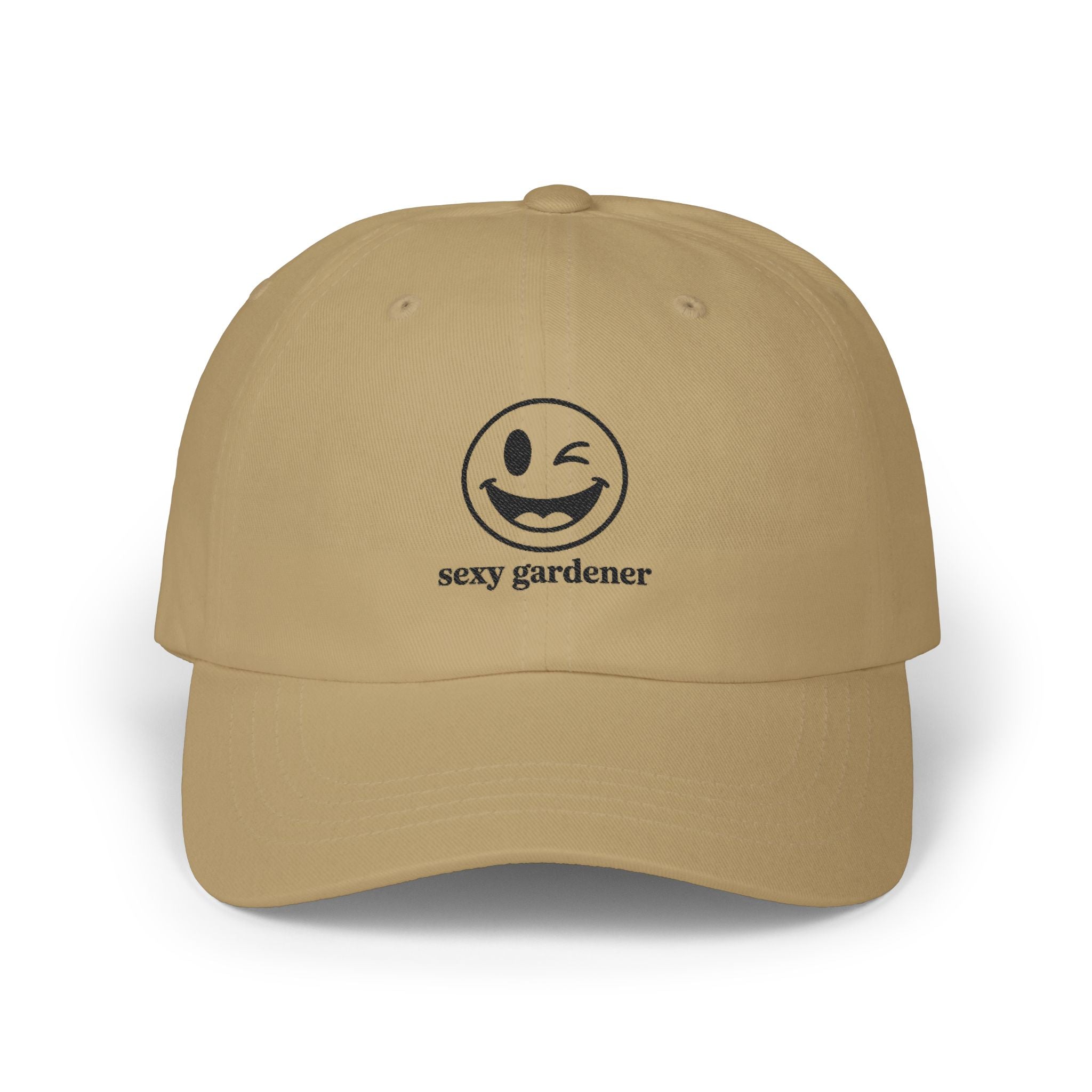 Dad Cap — "Sexy Gardener" Winking Smile Embroidered Hat