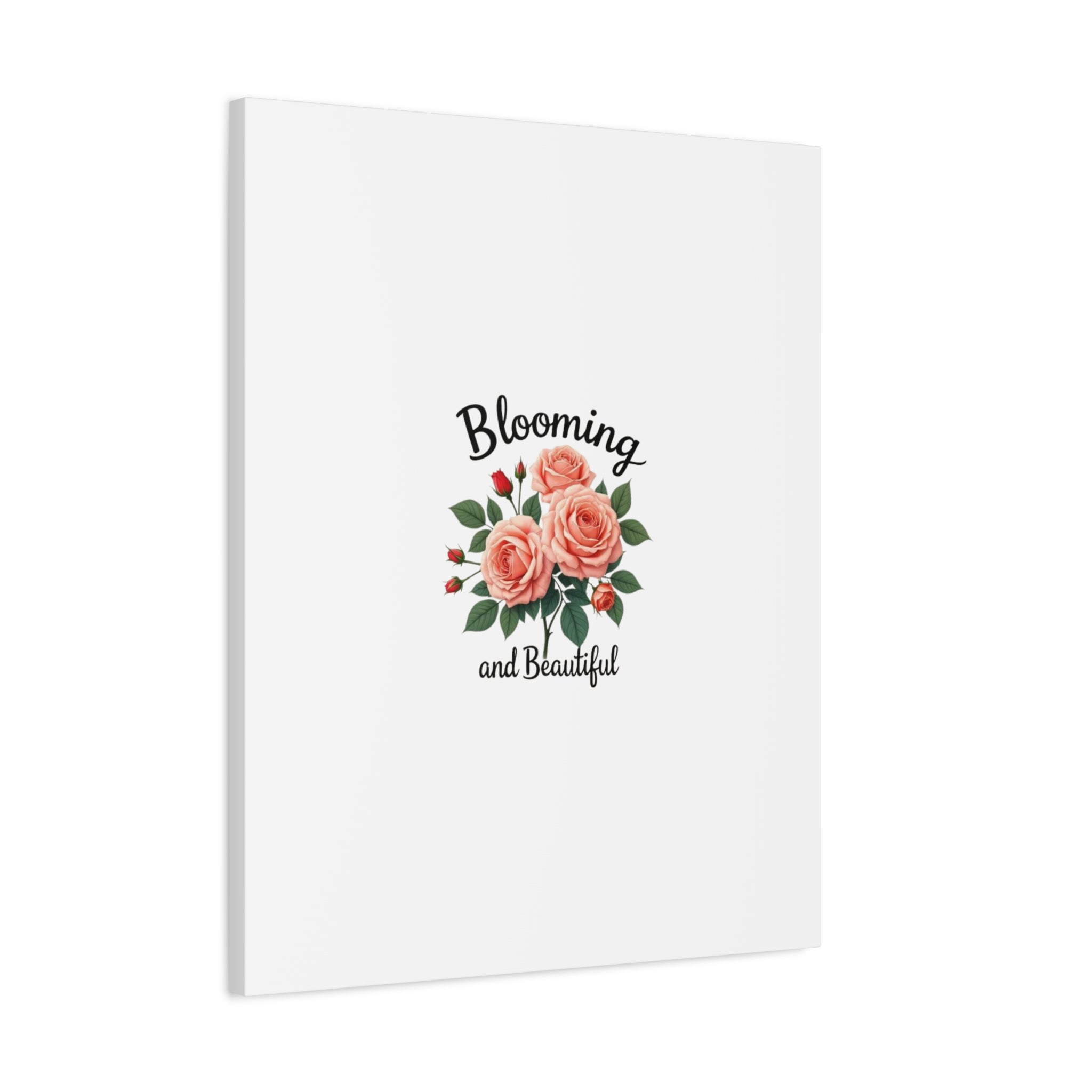 Blooming and Beautiful Rose Bouquet Canvas Wall Art