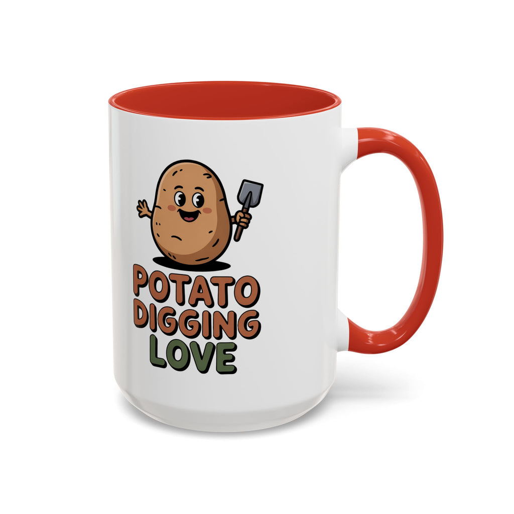 Potato Digging Love Coffee Mug — Cute Gardening Mug (11/15oz)