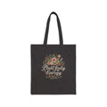 Plant Lady Energy Tote Bag — Floral Cotton Grocery & Market Tote