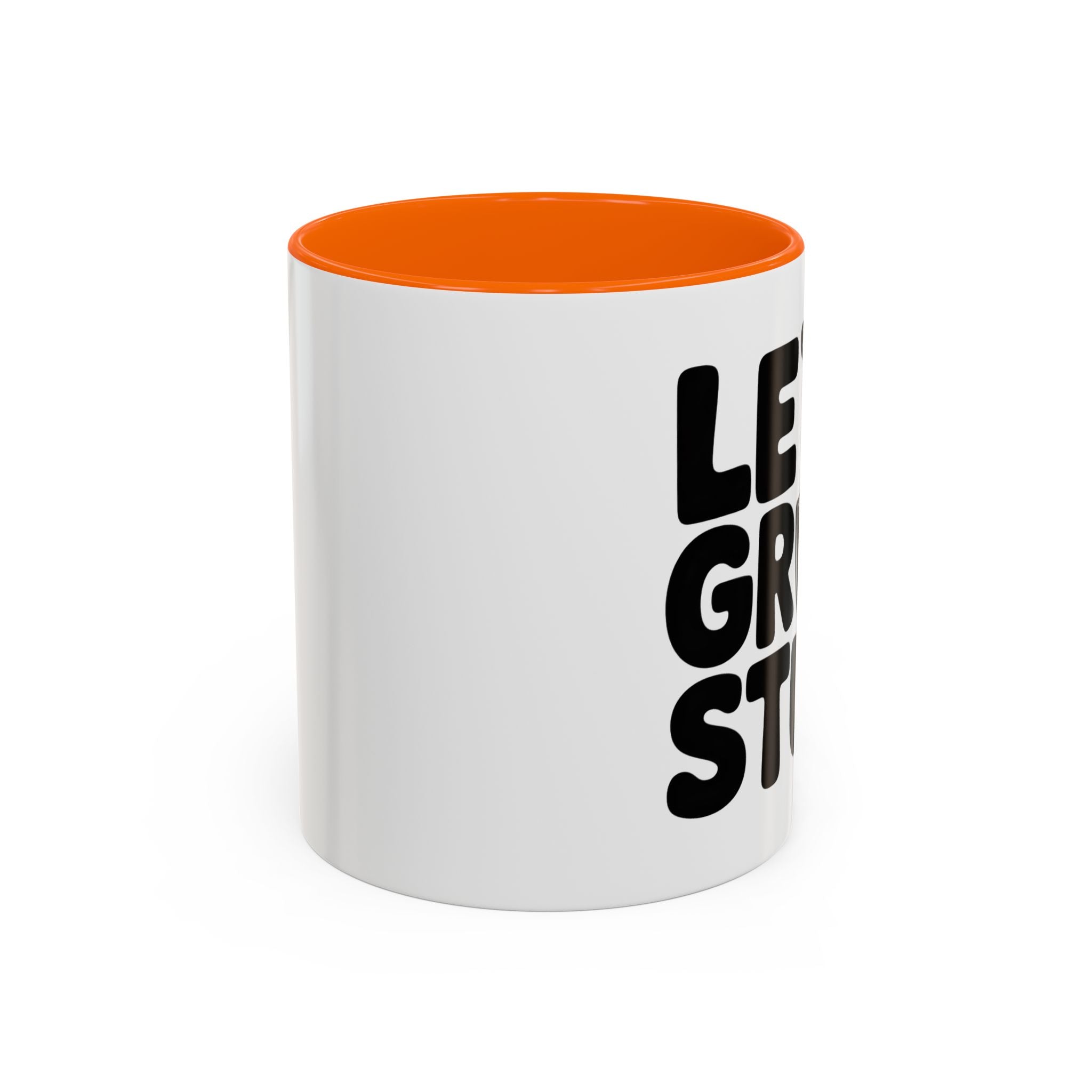 Let's Grow Stuff Coffee Mug — Gardening Mug with Shovel Graphic (11/15 oz)