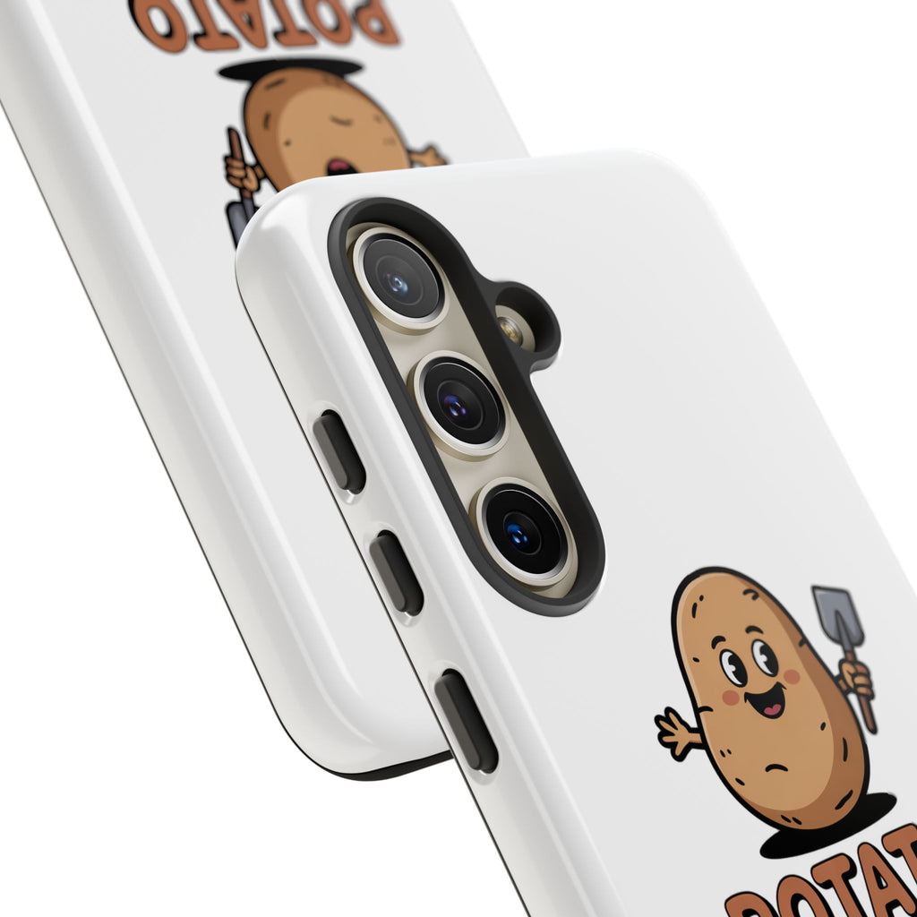 Phone Case — "Potato Digging Love" Cute Gardening Cartoon Protective Cover