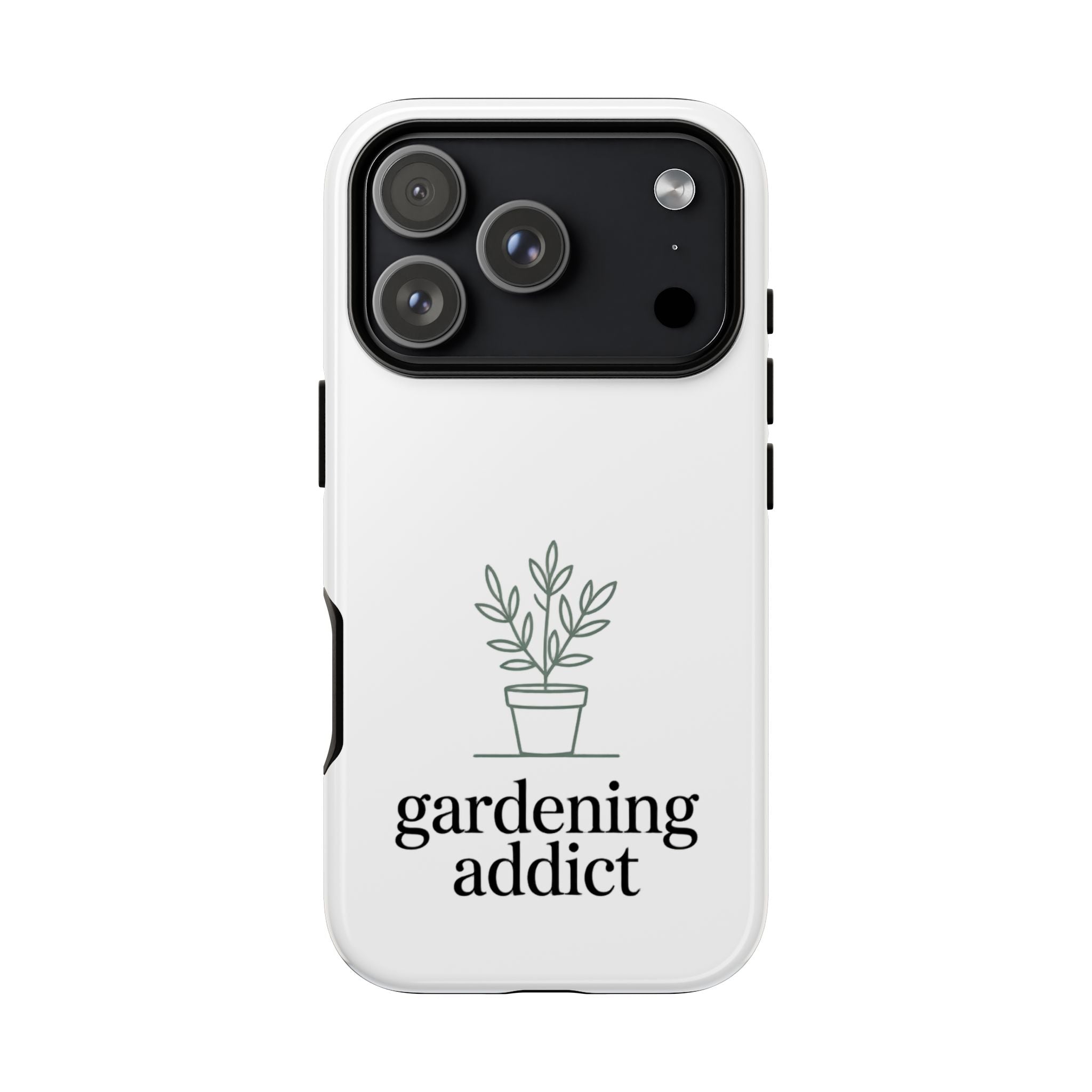 Phone Case — 'gardening addict' Minimal Plant Design