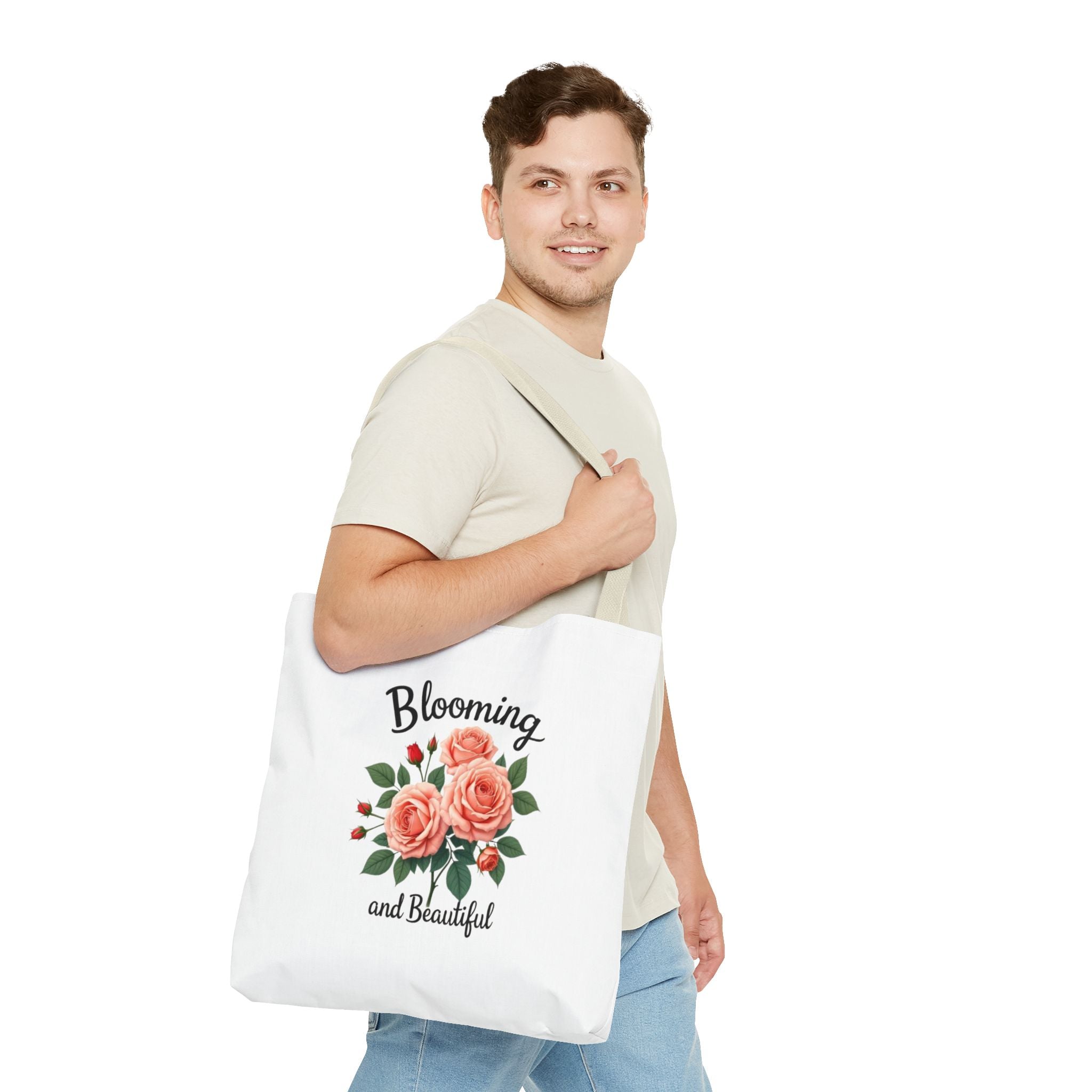 Blooming and Beautiful Floral Tote Bag