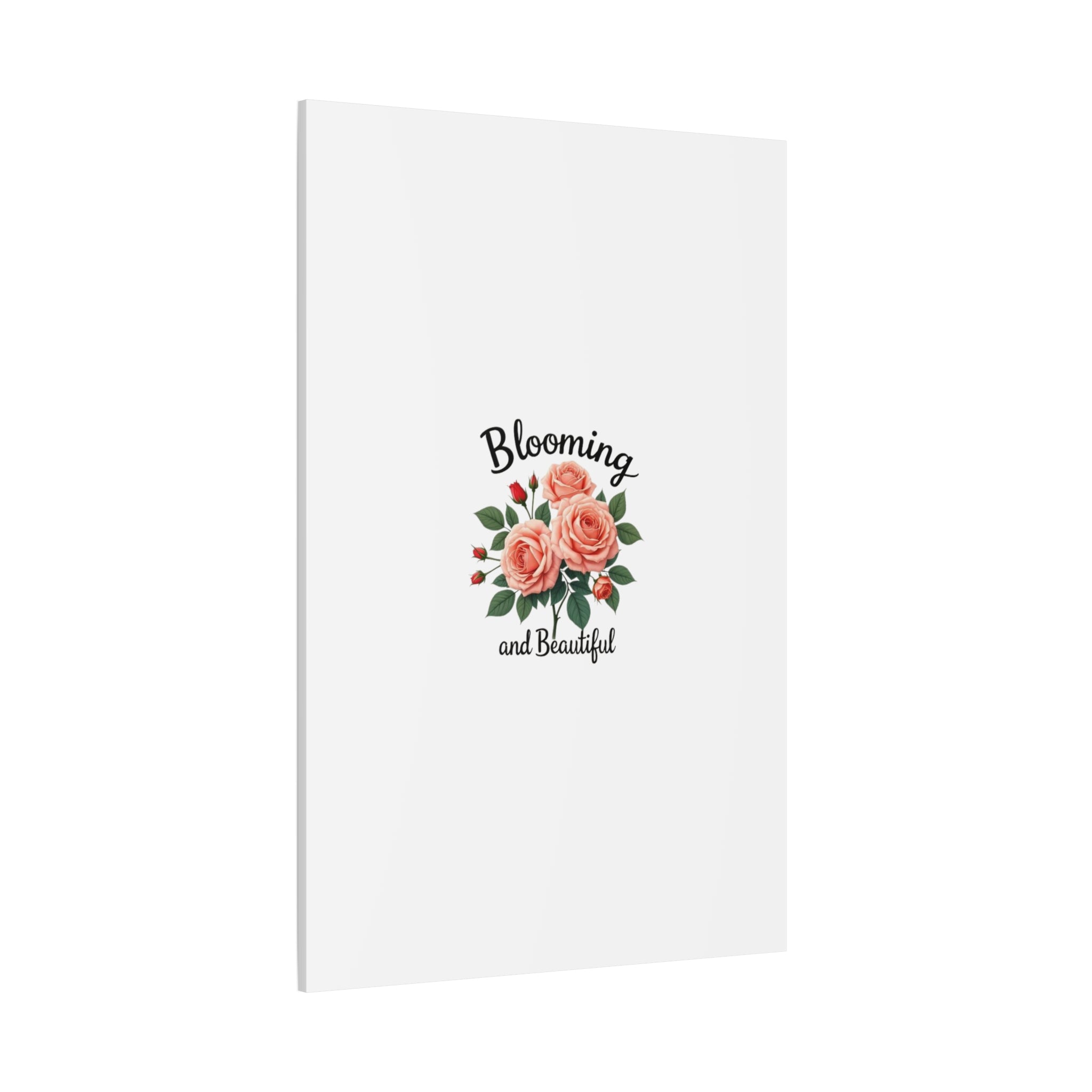 Blooming and Beautiful Rose Bouquet Canvas Wall Art