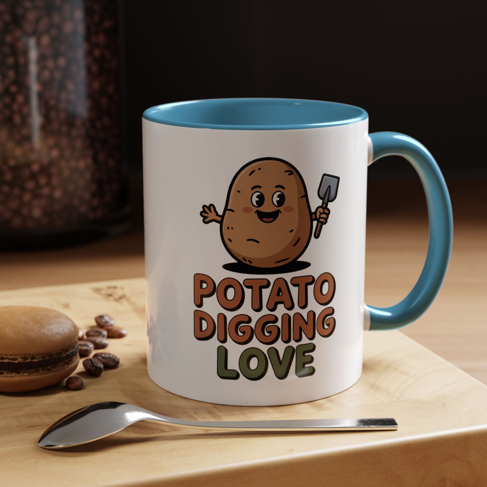 Potato Digging Love Coffee Mug — Cute Gardening Mug (11/15oz)