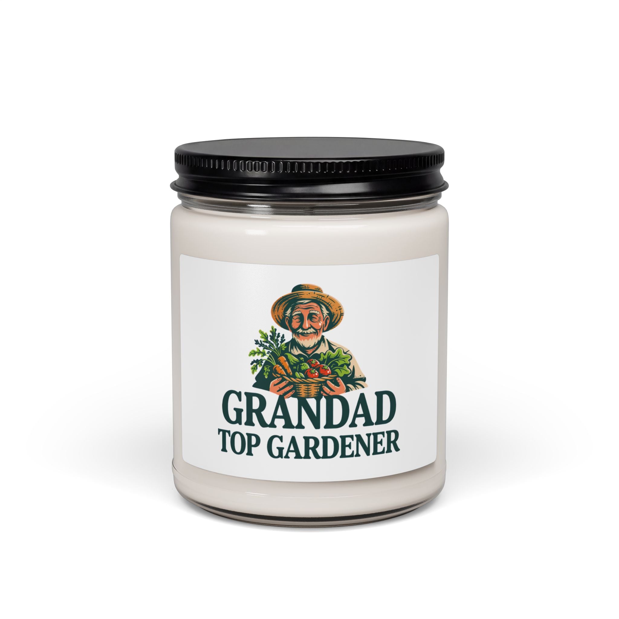 Grandad Top Gardener Scented Soy Candle — 9oz Gift for Garden Lovers