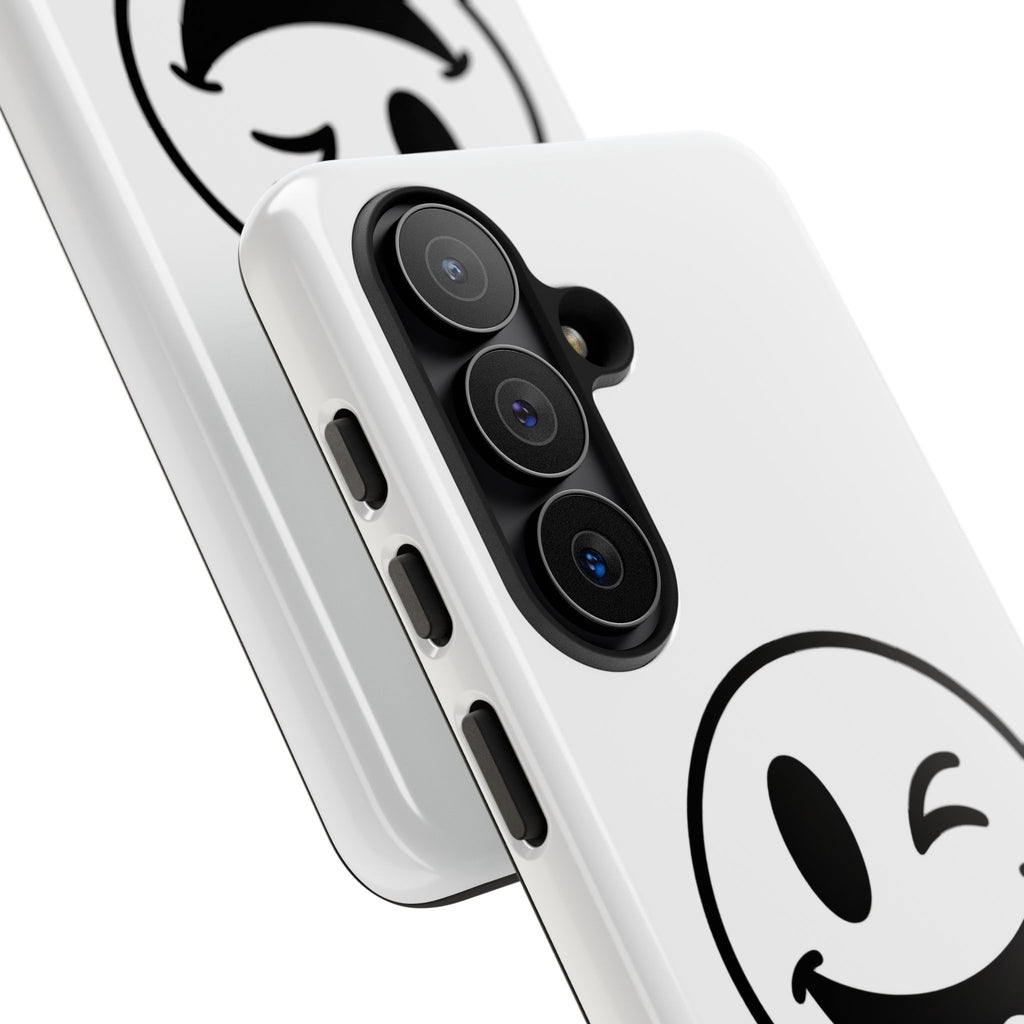 Phone Case — Winking Smiley “sexy gardener” Graphic