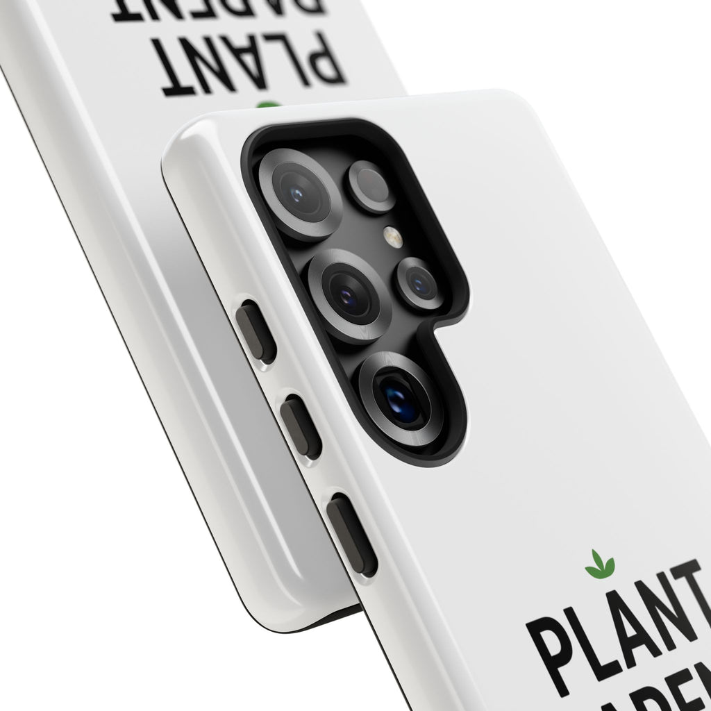Plant Parent Tough Phone Case – Minimalist Plant Lover Protective Cover