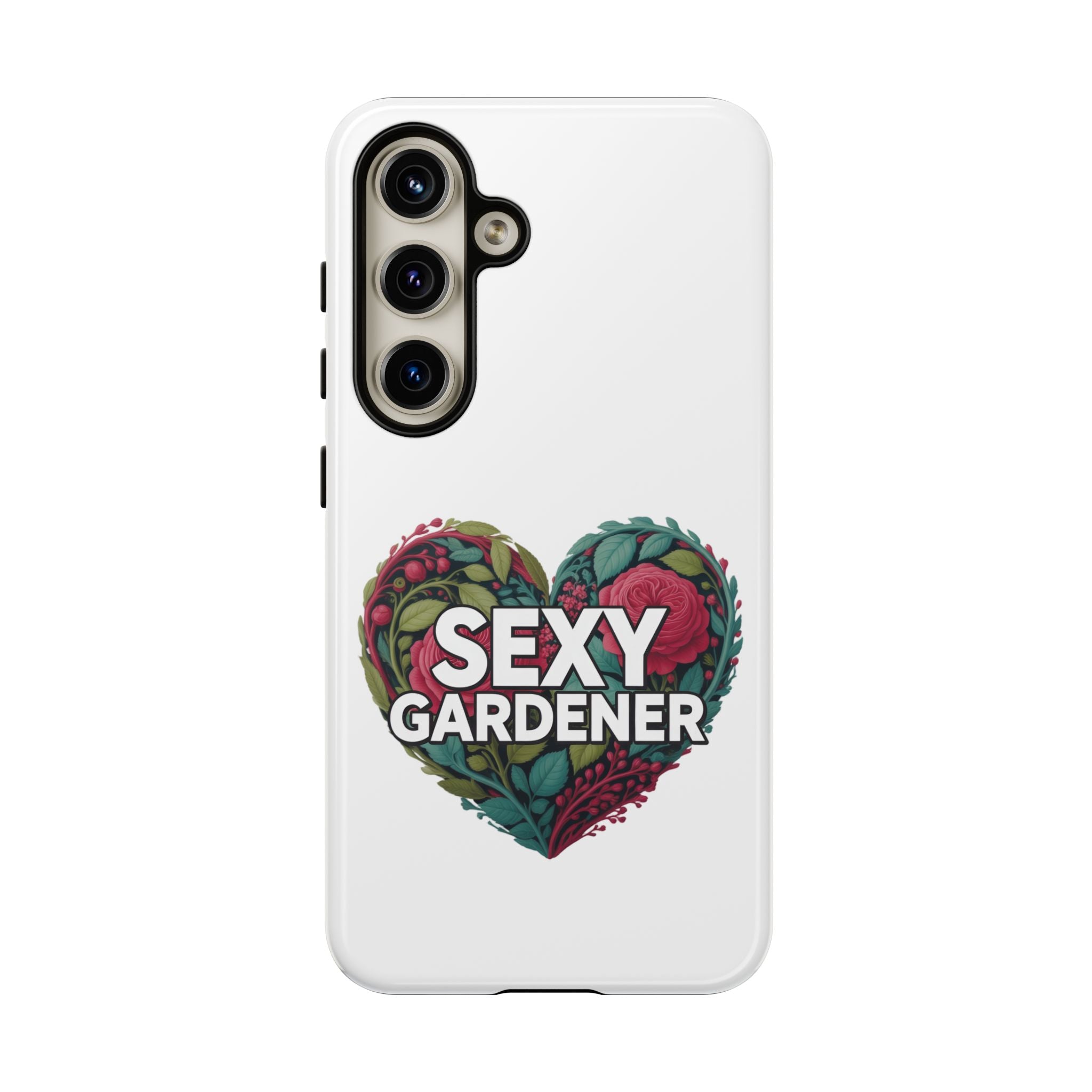 Sexy Gardener Phone Case — Floral Heart Garden Lover Tough Case