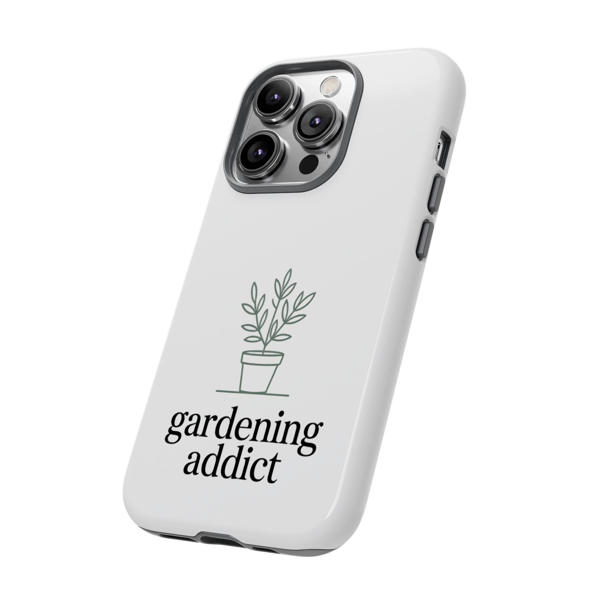 Phone Case — 'gardening addict' Minimal Plant Design