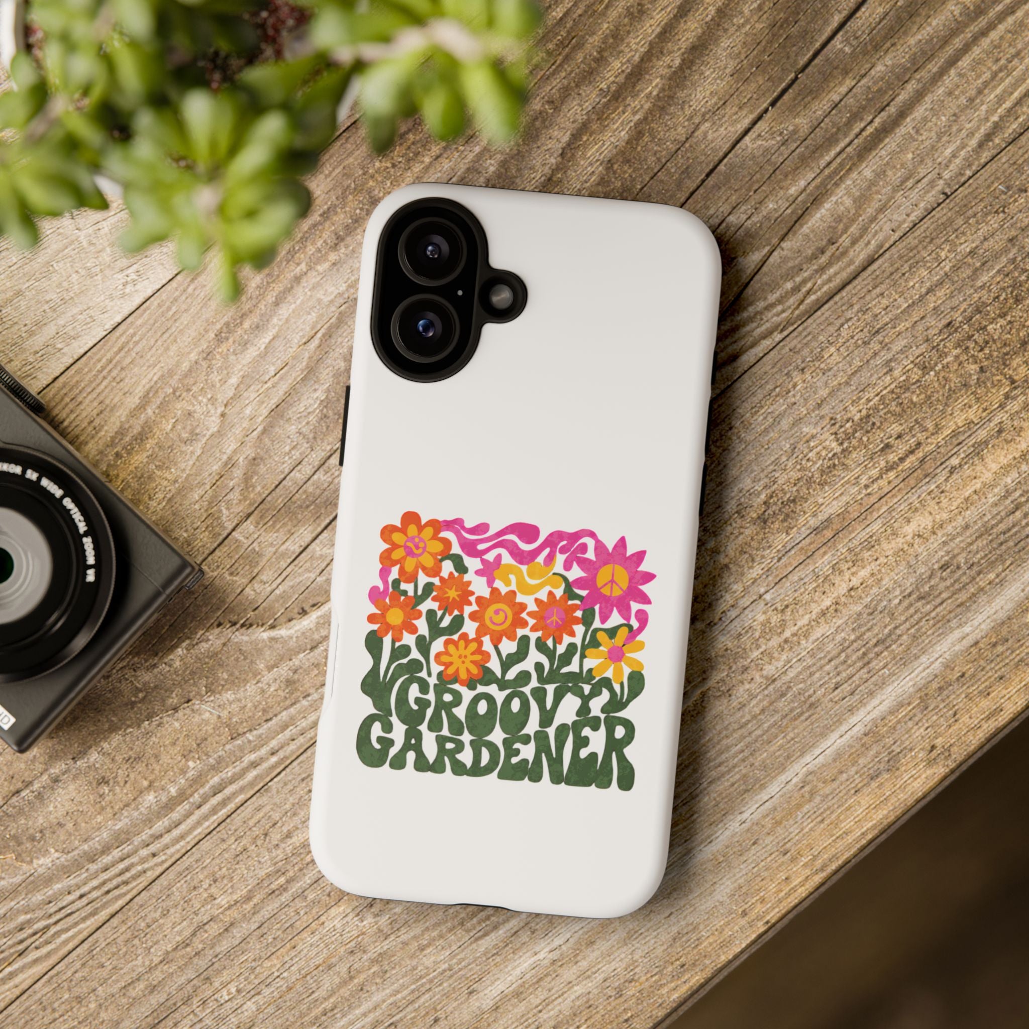 Groovy Gardener Phone Case - Retro Floral iPhone Cover
