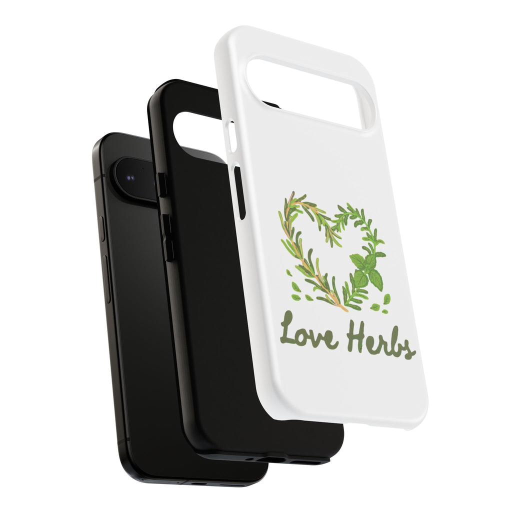 Herb Heart Phone Case - "Love Herbs" Botanical iPhone Cover