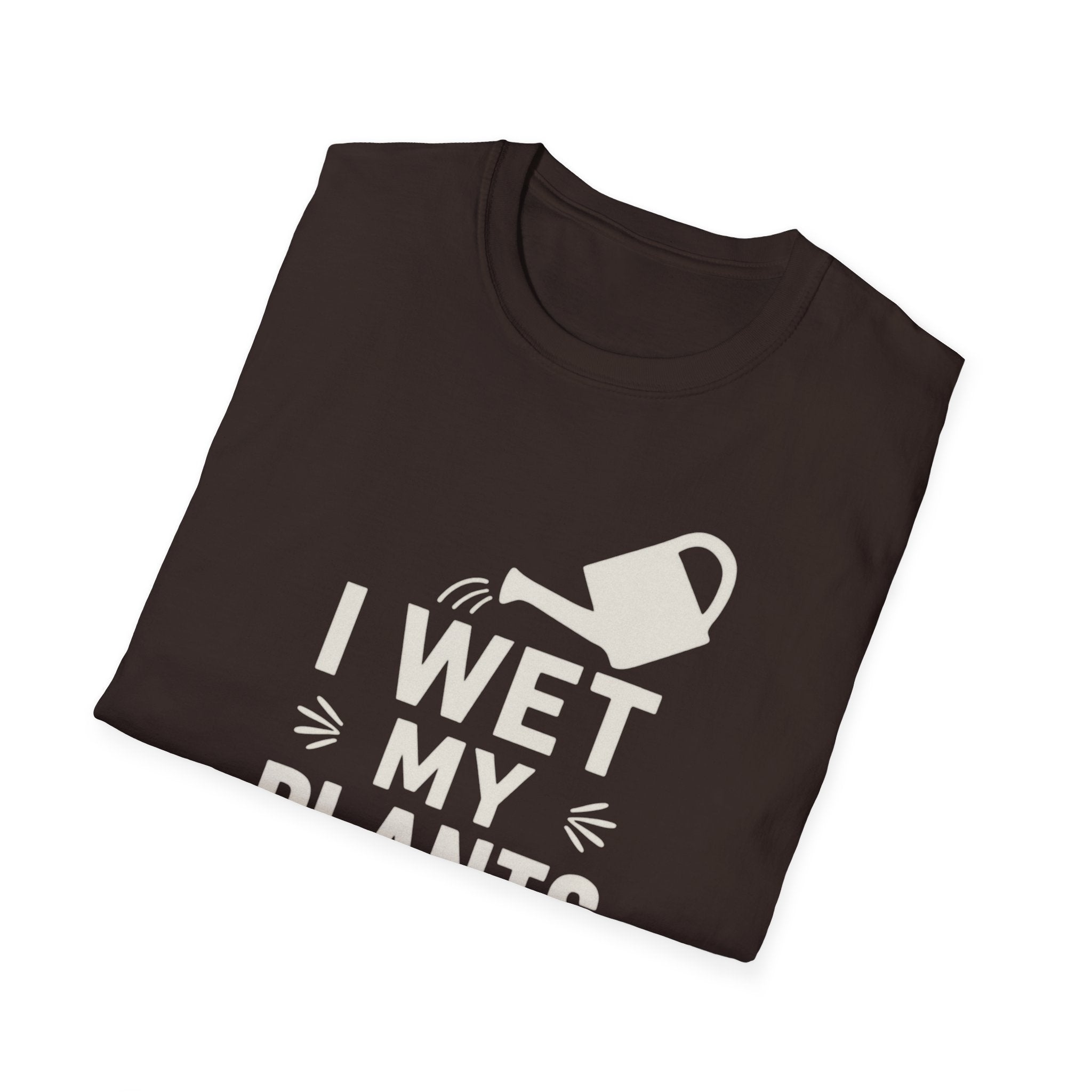 I Wet My Plants T-Shirt – Funny Gardening Tee with Watering Can Graphic