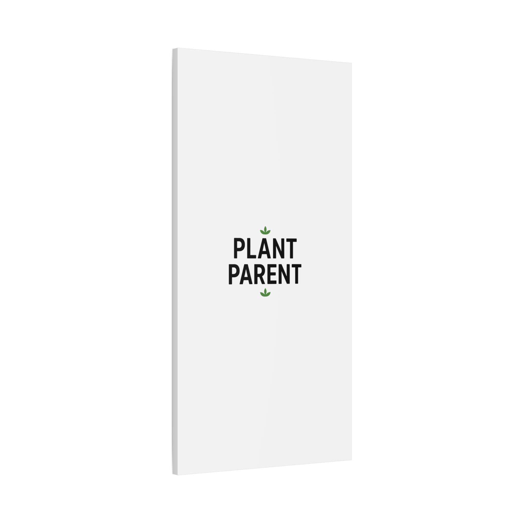 Plant Parent Canvas Wall Art — Minimalist Botanical Typography Print