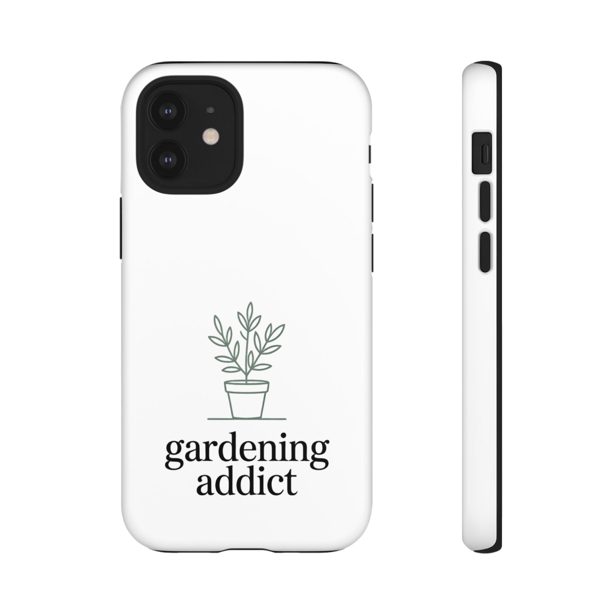 Phone Case — 'gardening addict' Minimal Plant Design