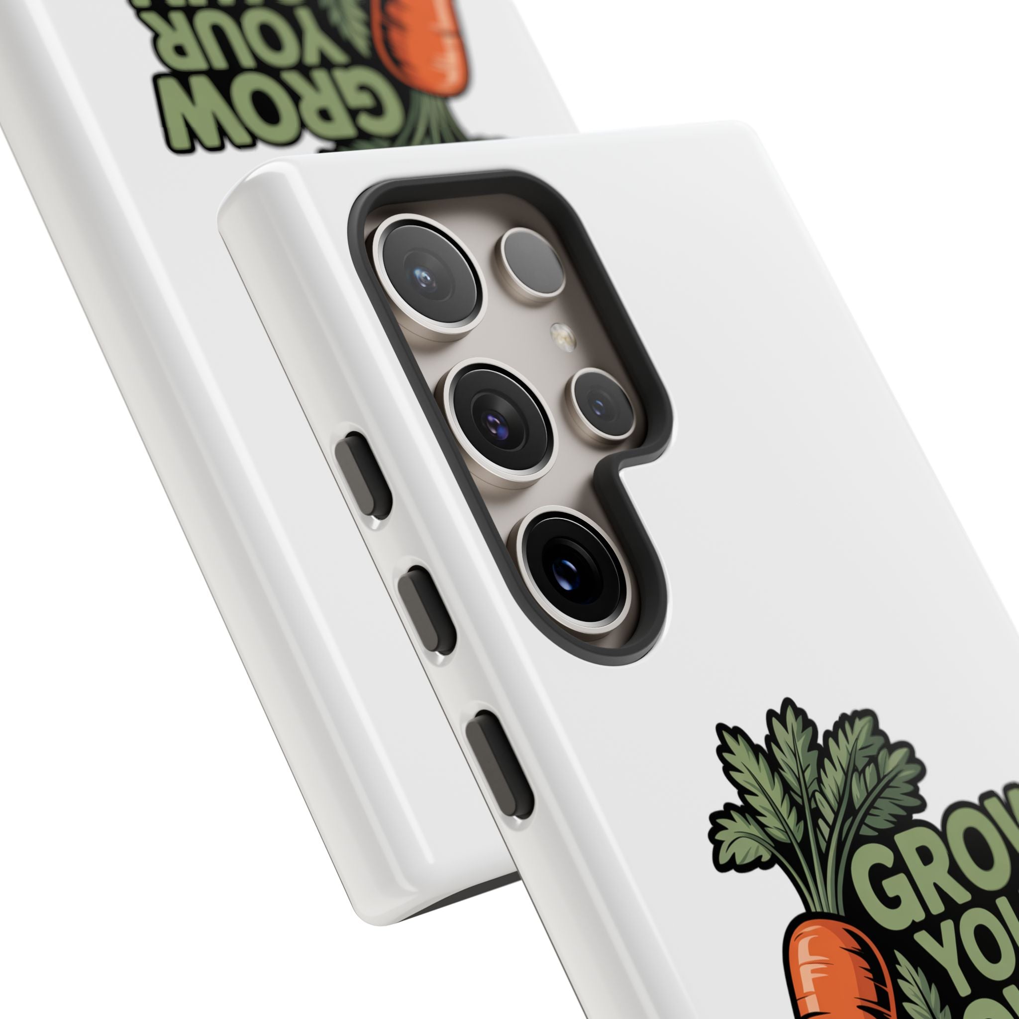 Grow Your Own Vegetables Phone Case — Gardening Carrot Potato Tomato Design