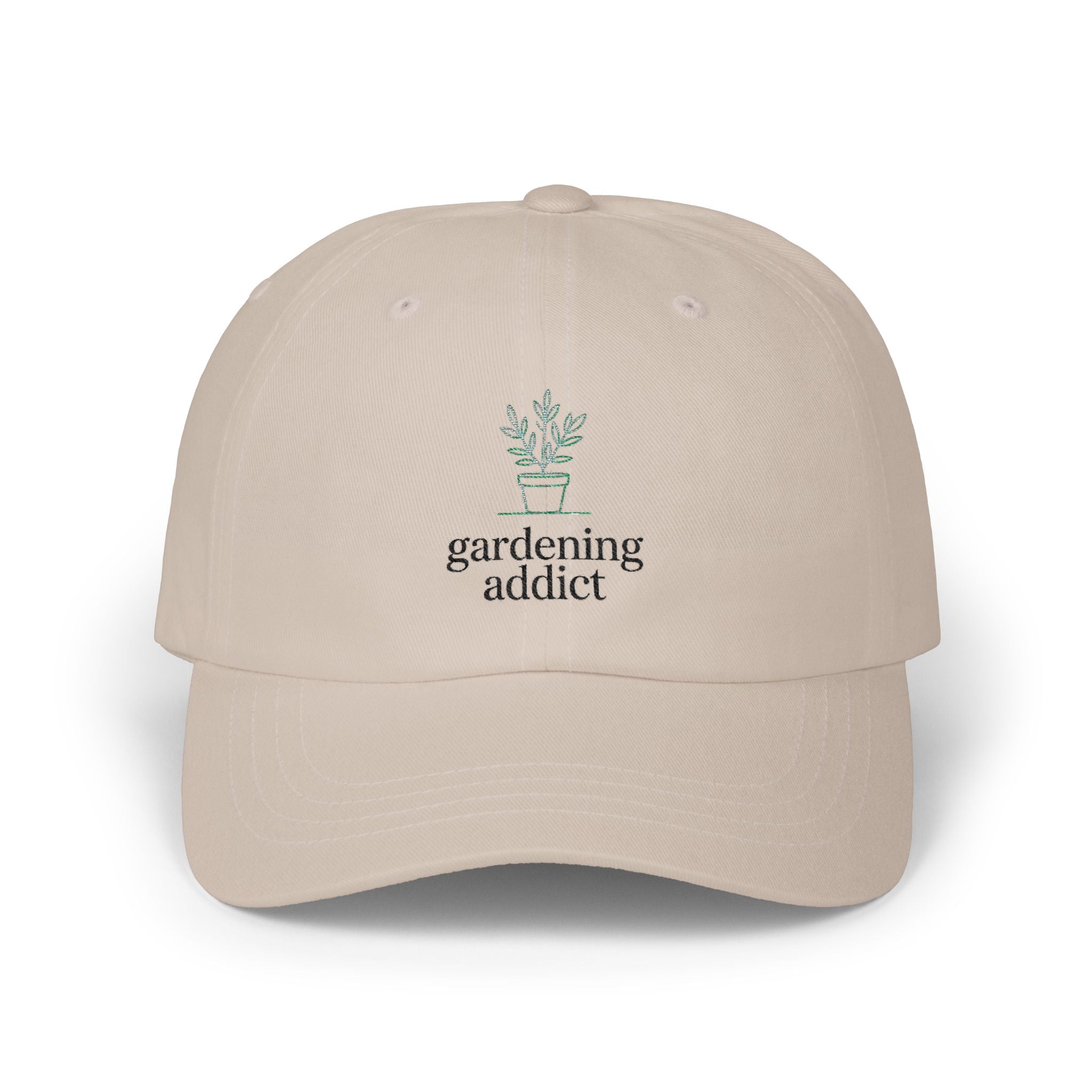 Gardening Addict Cap — Embroidered Plant Pot Hat for Garden Lovers