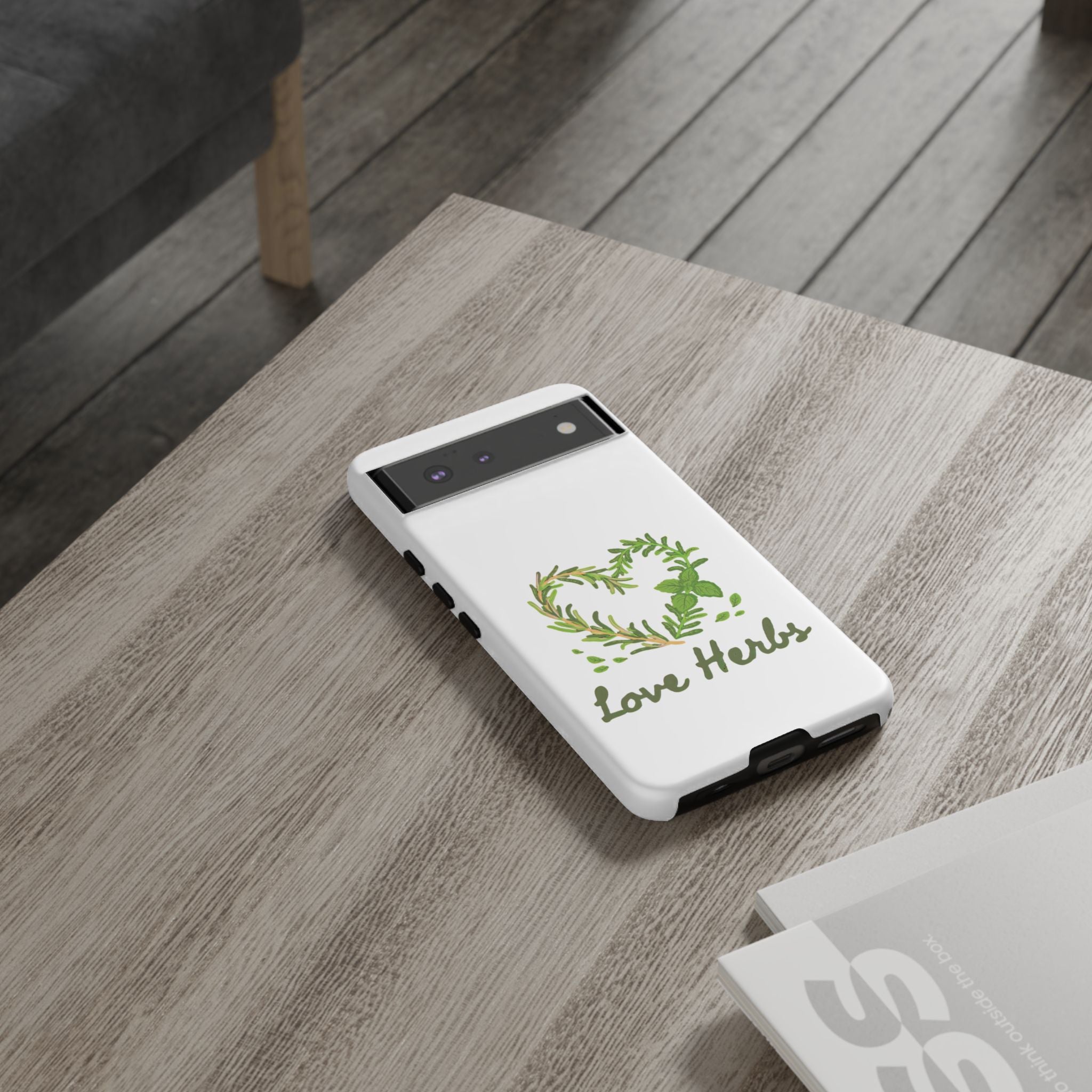 Herb Heart Phone Case - "Love Herbs" Botanical iPhone Cover