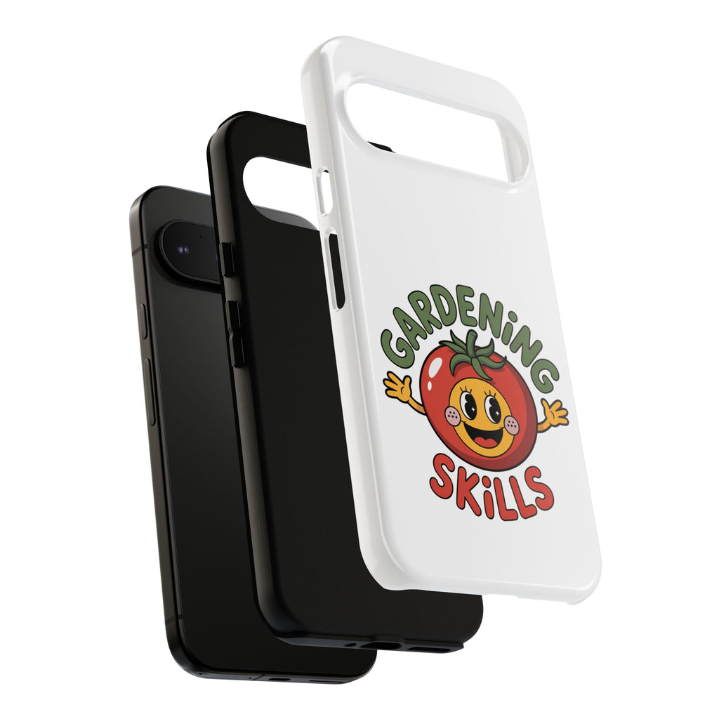 Gardening Skills Phone Case — Cute Tomato Plant Lover Protective Cover
