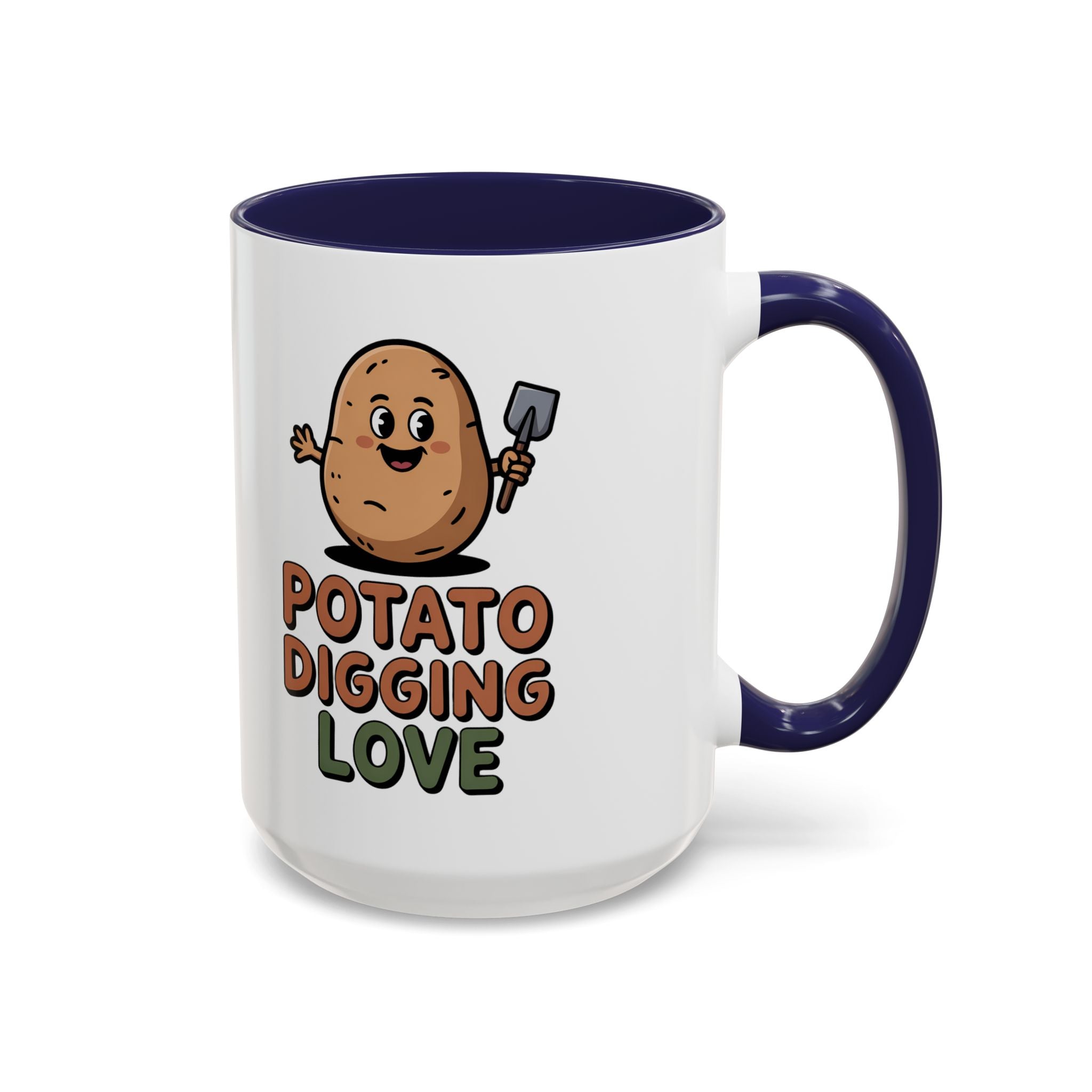 Potato Digging Love Coffee Mug — Cute Gardening Mug (11/15oz)