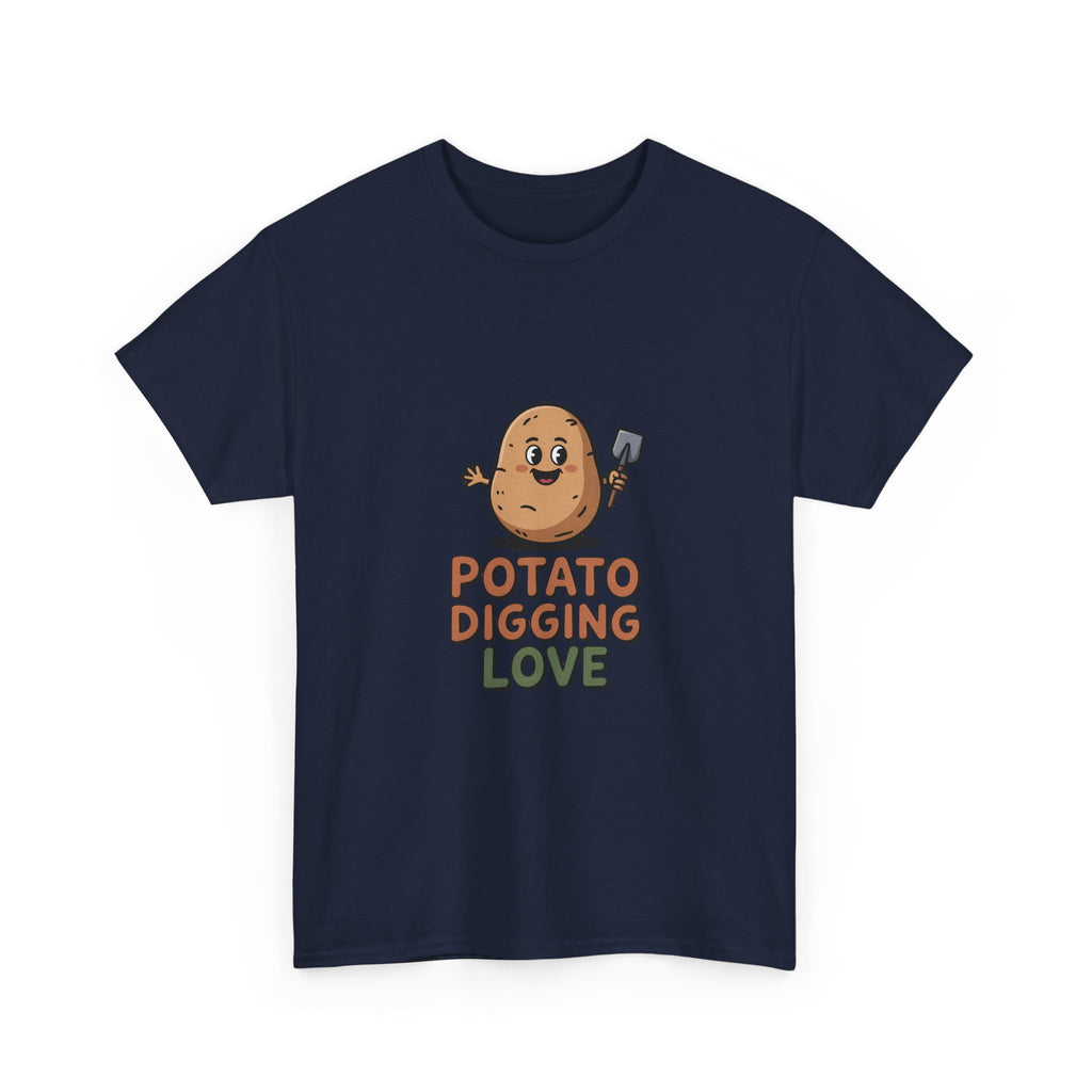T-Shirt — "Potato Digging Love" Cute Gardening Veggie Tee