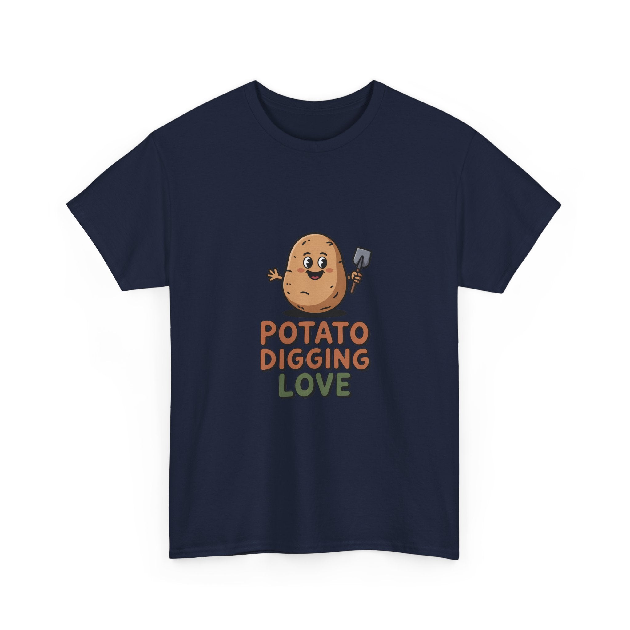 T-Shirt — "Potato Digging Love" Cute Gardening Veggie Tee