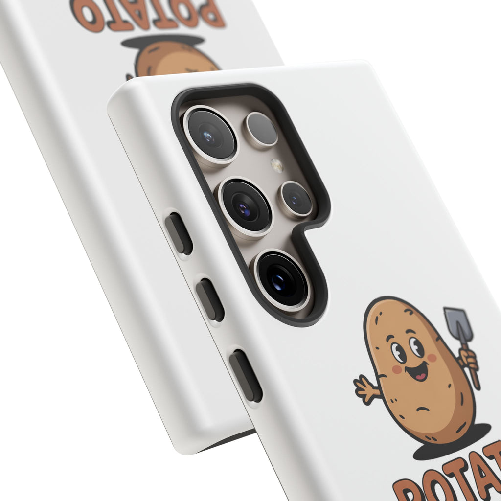 Phone Case — "Potato Digging Love" Cute Gardening Cartoon Protective Cover