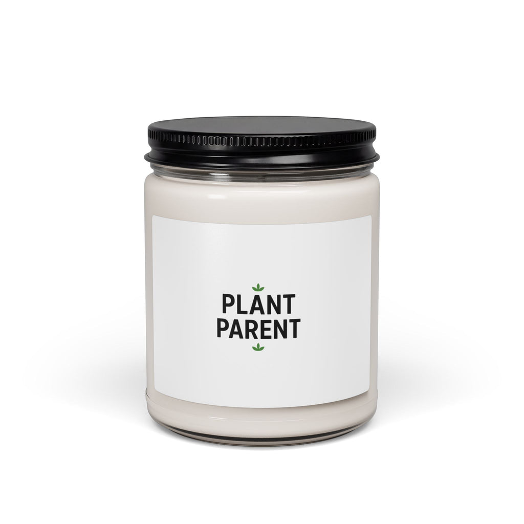 Plant Parent Scented Soy Candle — 9oz Aromatic Jar for Plant Lovers