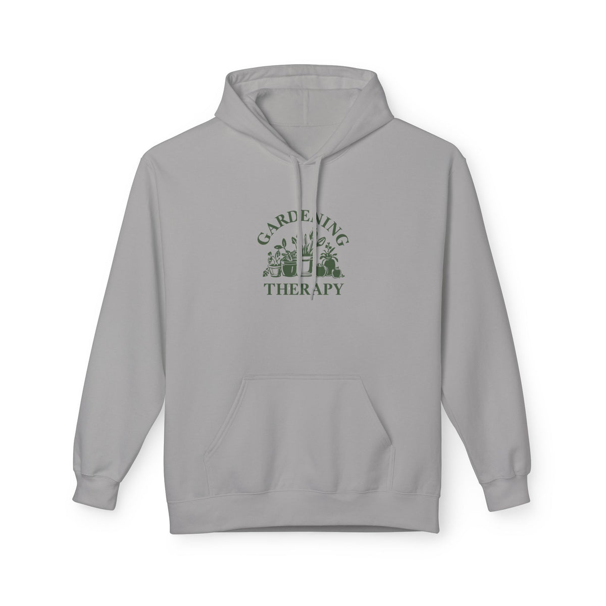 Gardening Therapy Hoodie — 'Gardening Therapy' Floral Graphic Hoodie
